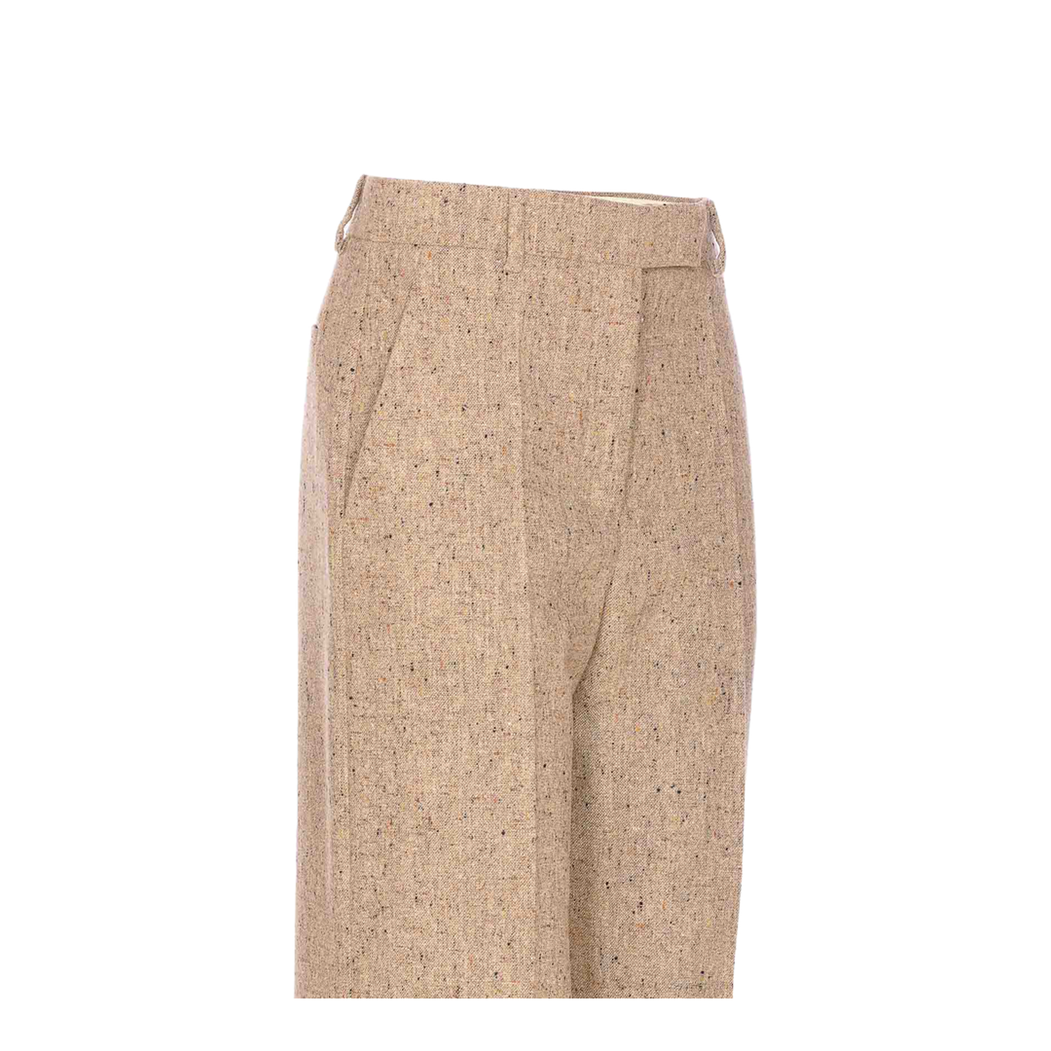 Buttoned Natte Pants