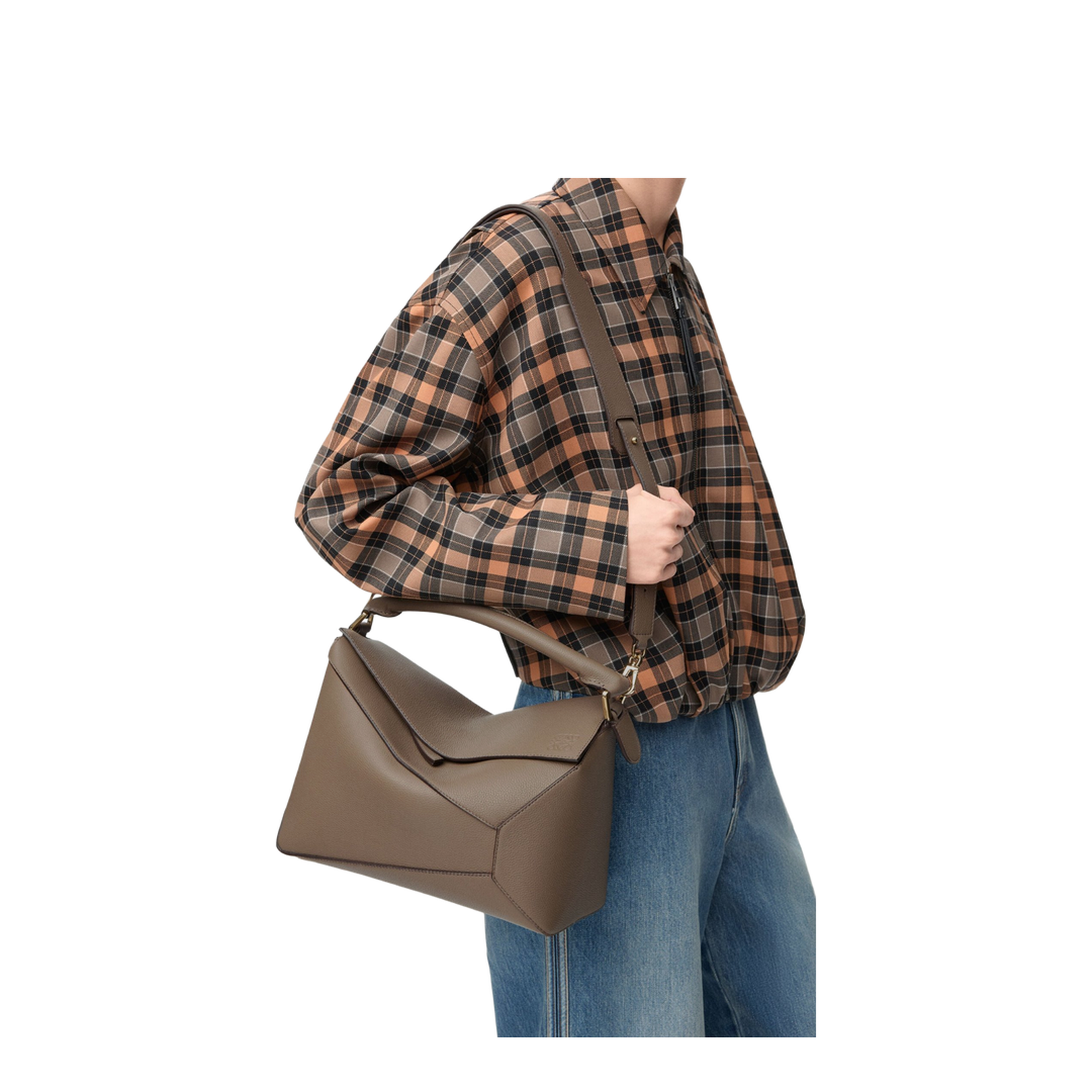 Puzzle Bag in Leather