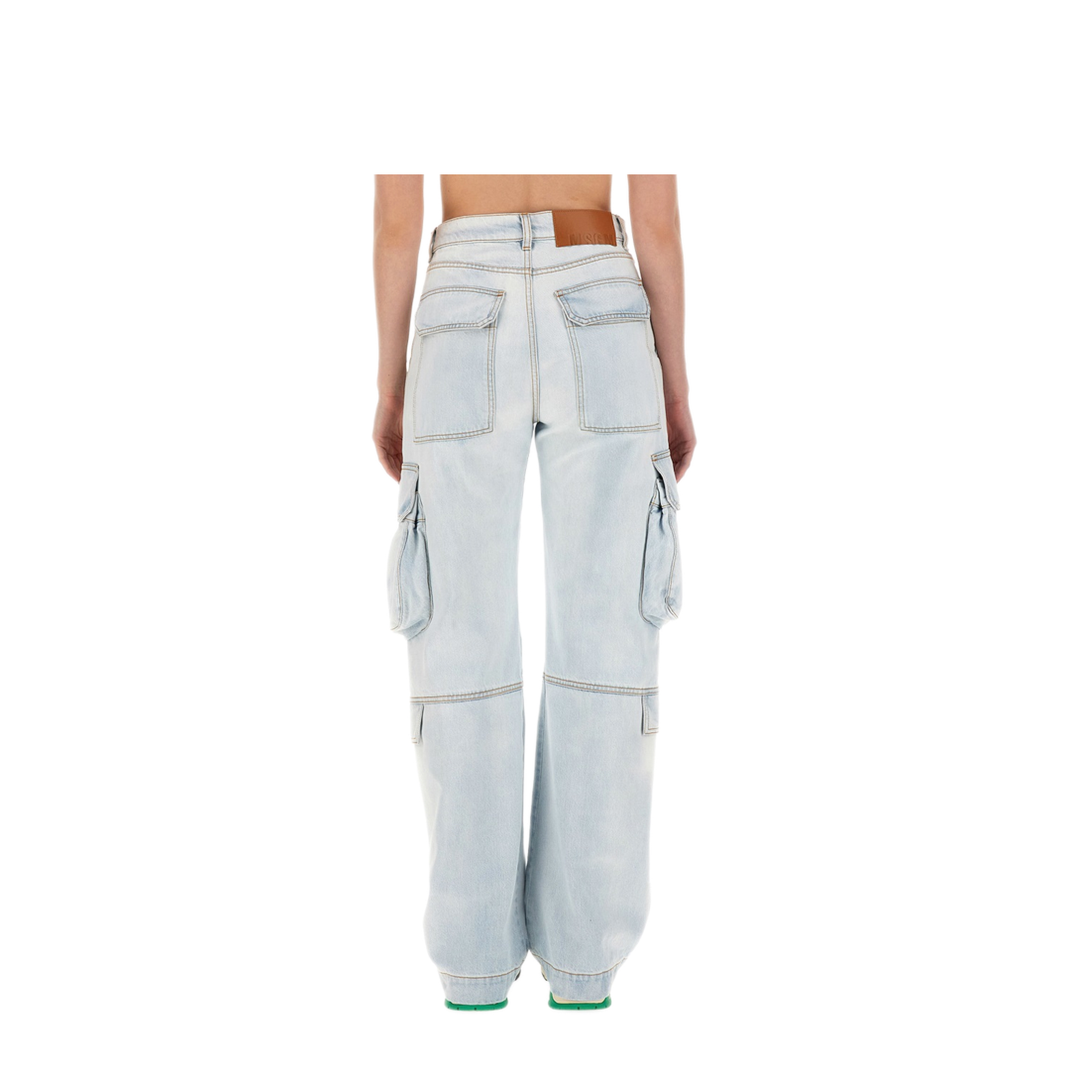 MAYFEYR - MSGM - Denim Cargo Pants - 3641MDP254L24726982