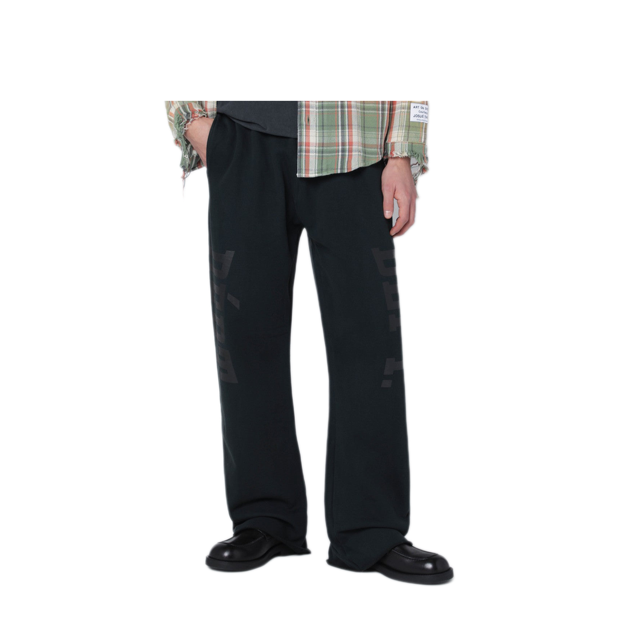 MAYFEYR - Gallery Dept. - Black Wide Leg Jogging Pants - DPS-40067COWB