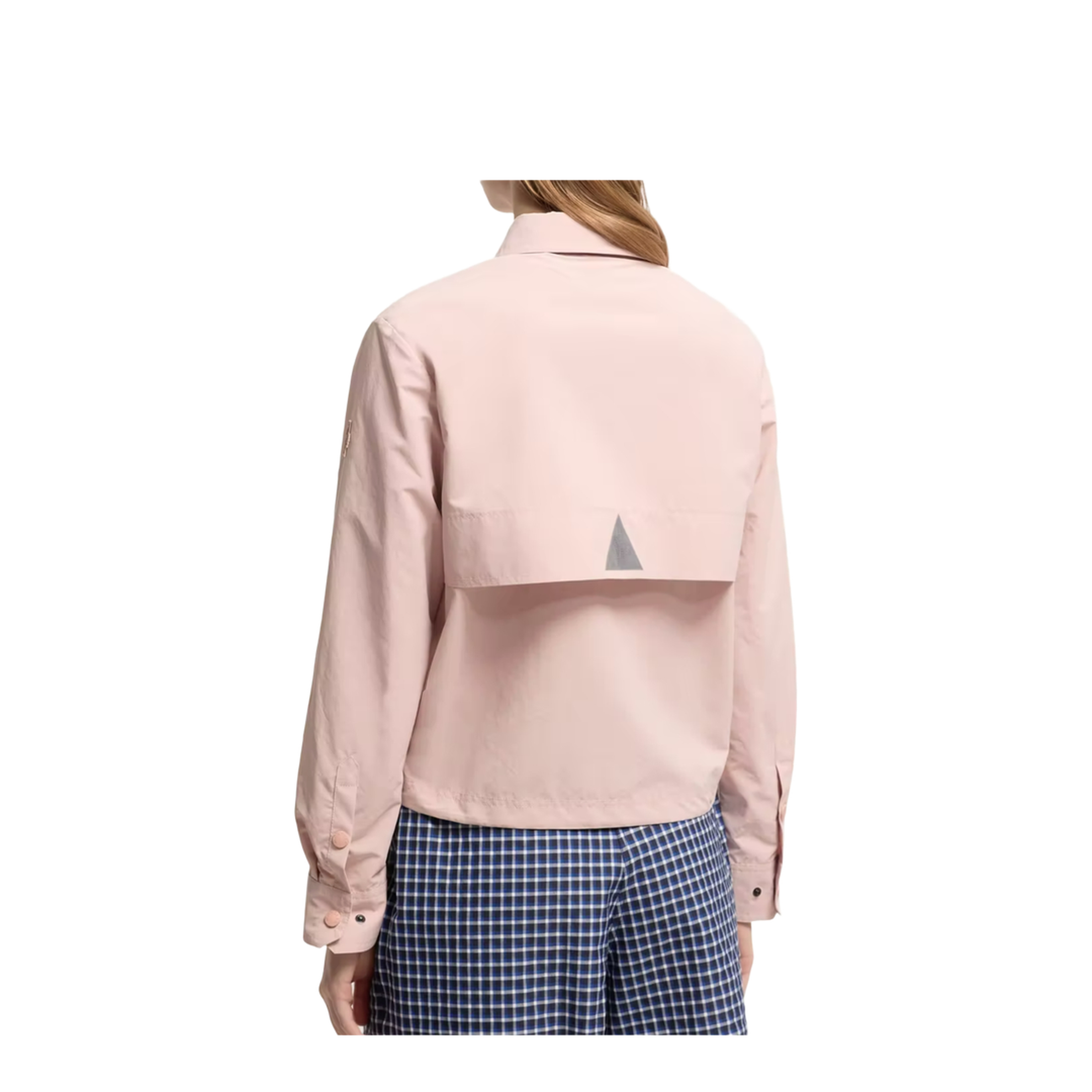 Pink Technical Froissé Long Sleeve Shirt