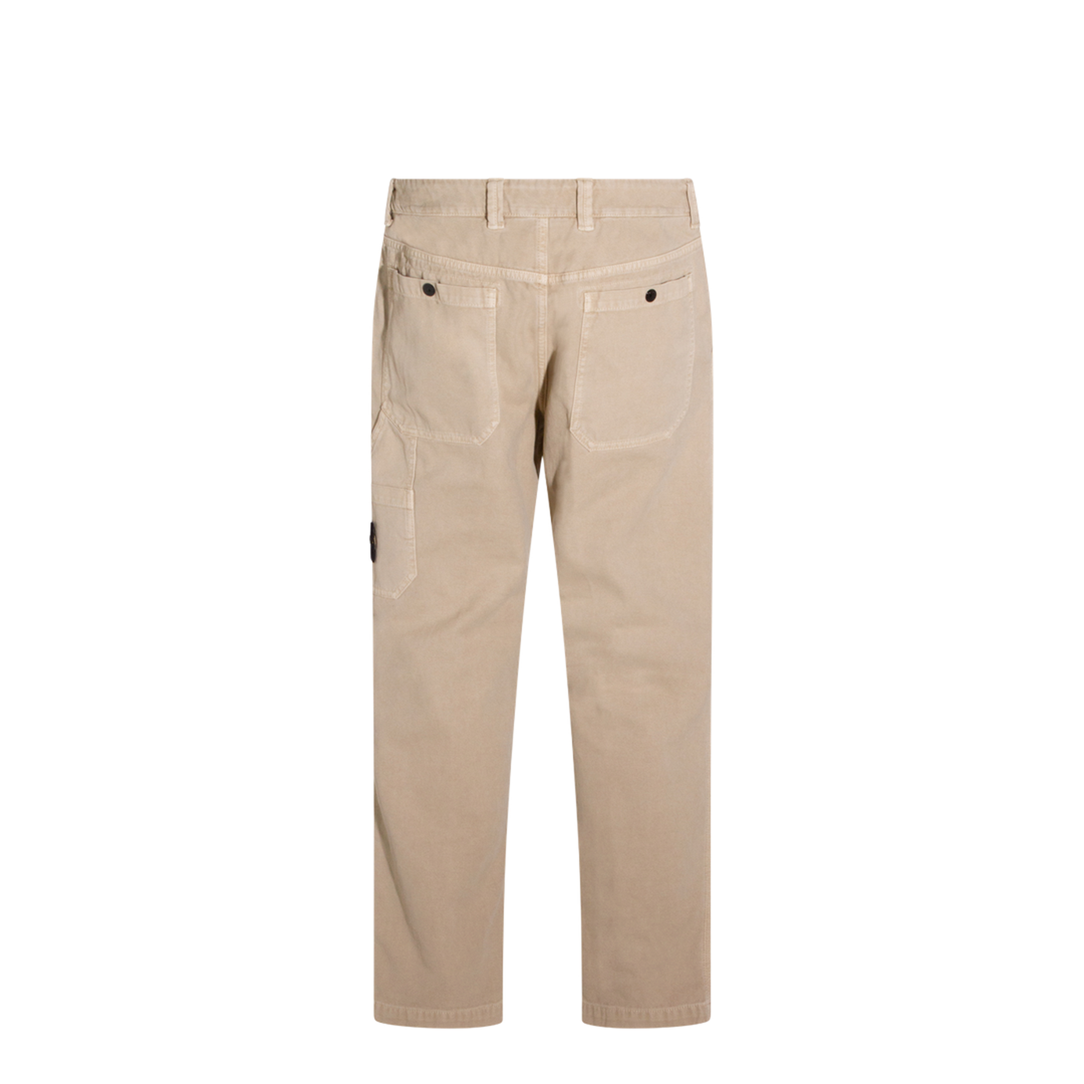 Beige Regular Pants