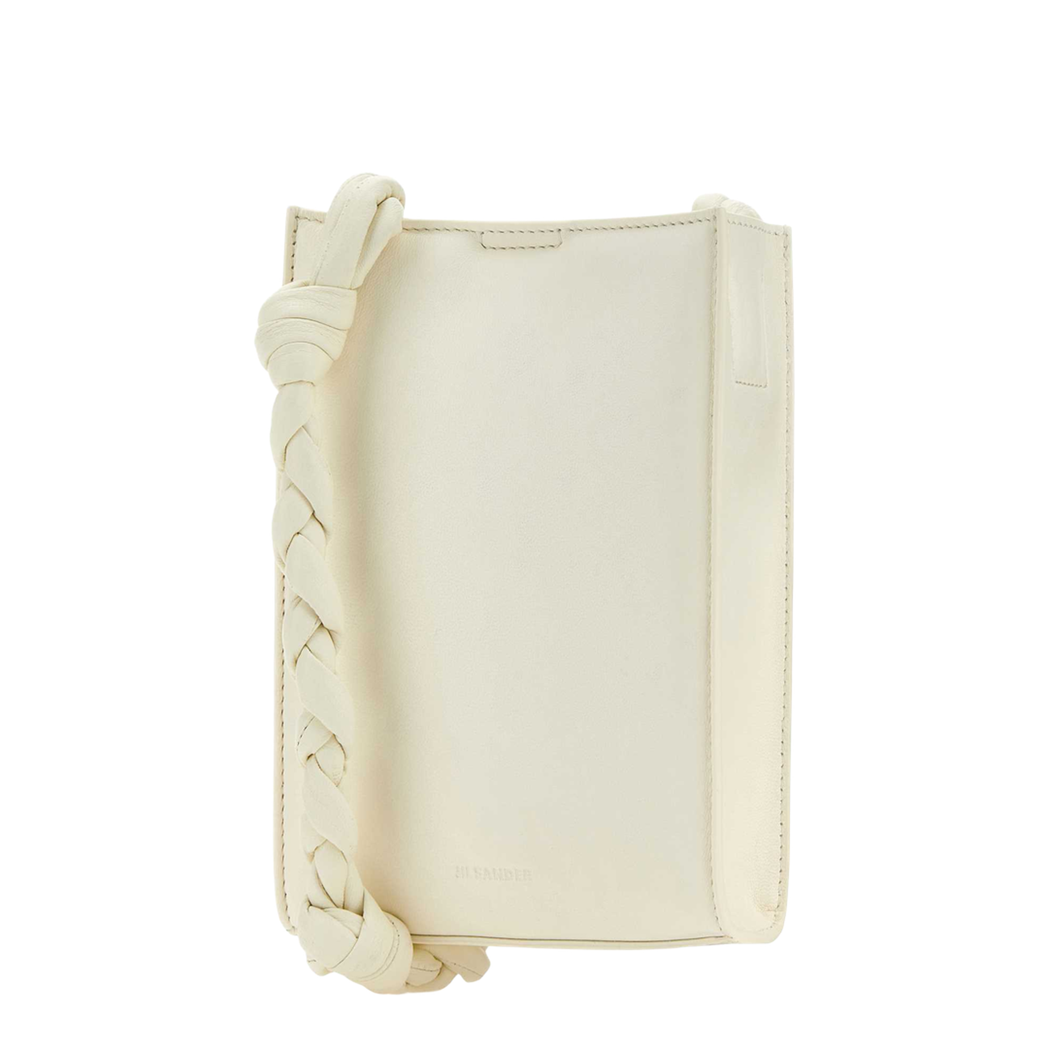 Tangle Leather Shoulder Bag Ivory
