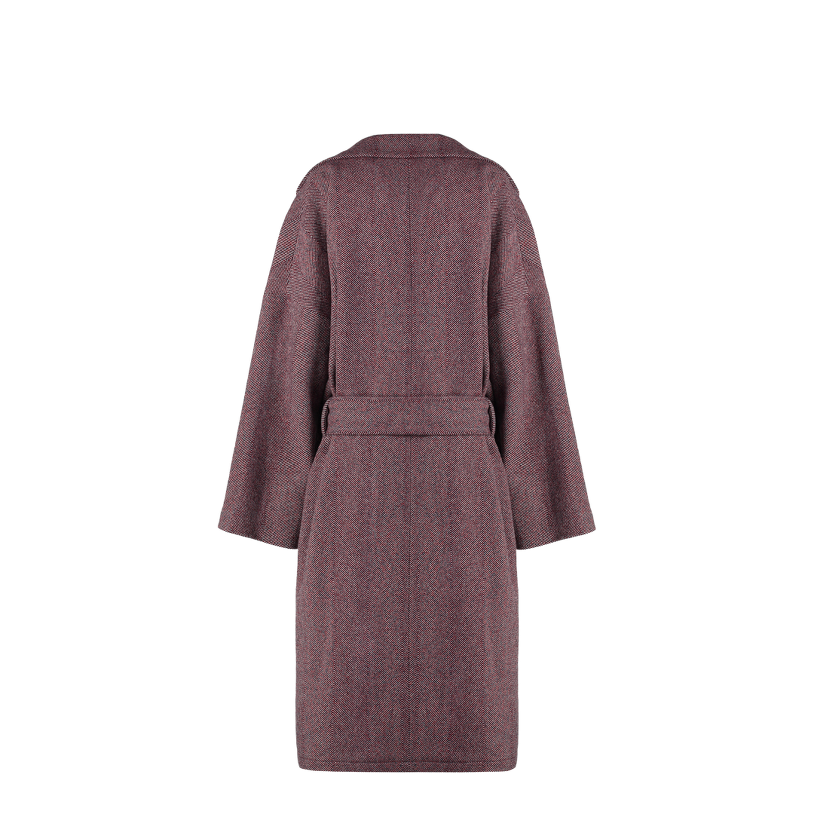 Pink Comfort Fit Long Coat
