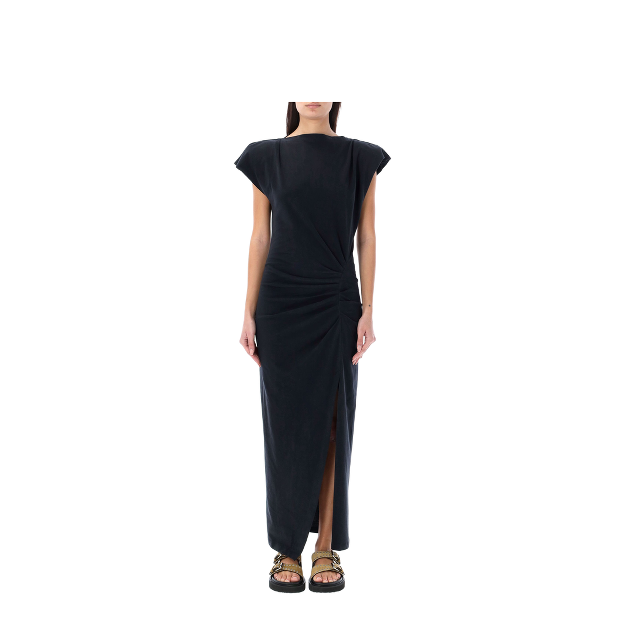 Long Black Nadela Jersey Dress