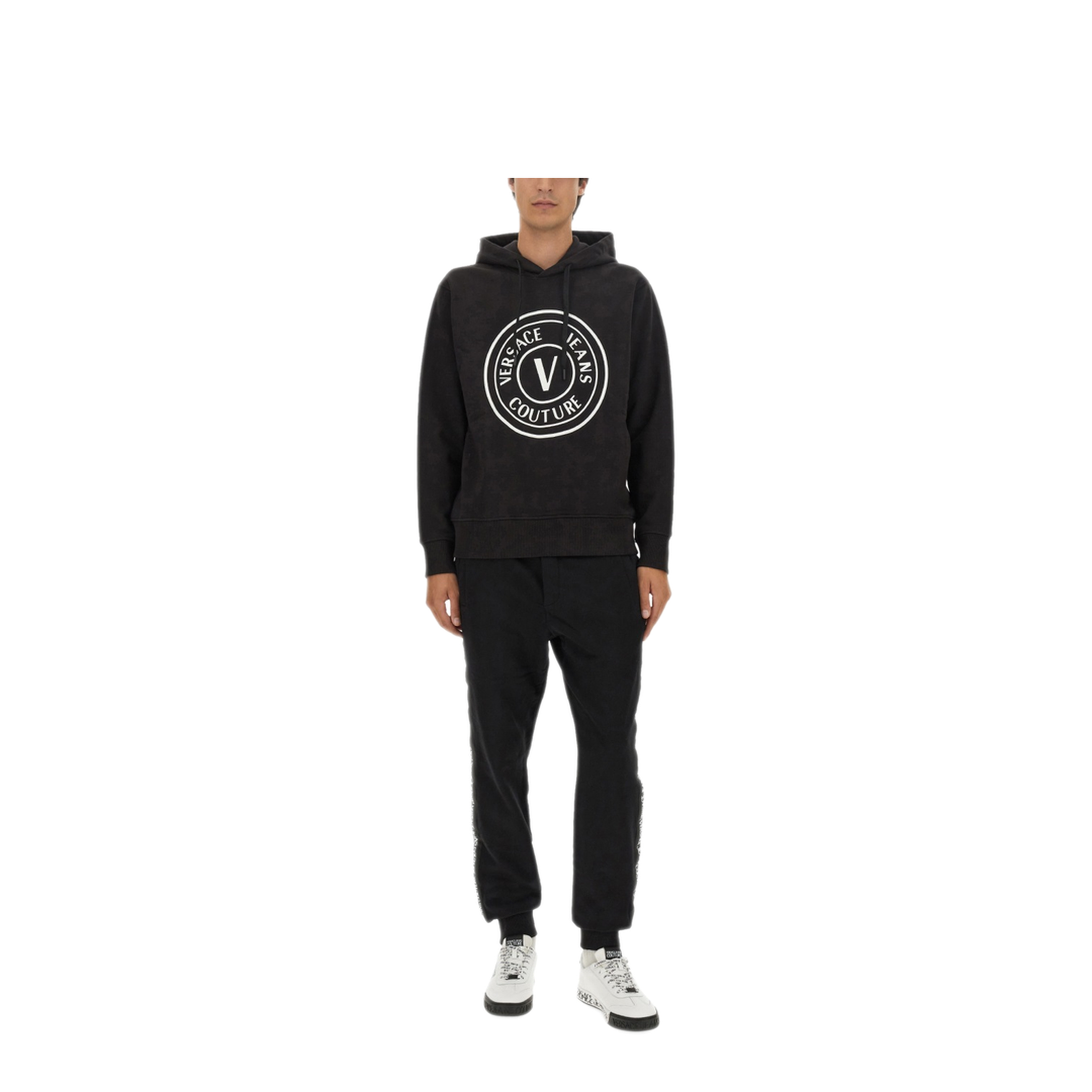 MAYFEYR - VERSACE JEANS COUTURE - Regular Fit Cotton Sweatshirt - 75GAIT08CF06T899