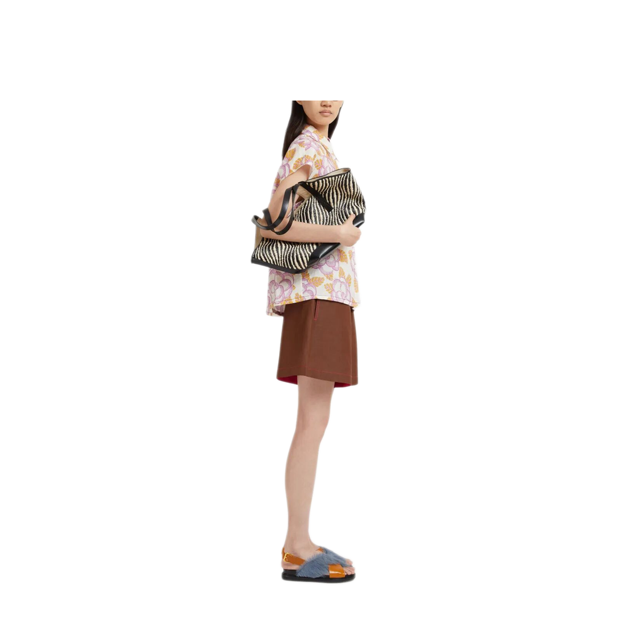 MAYFEYR - Marni - Floral Cap-Sleeved Shirt - CAMA0675S0UTR028BAW01