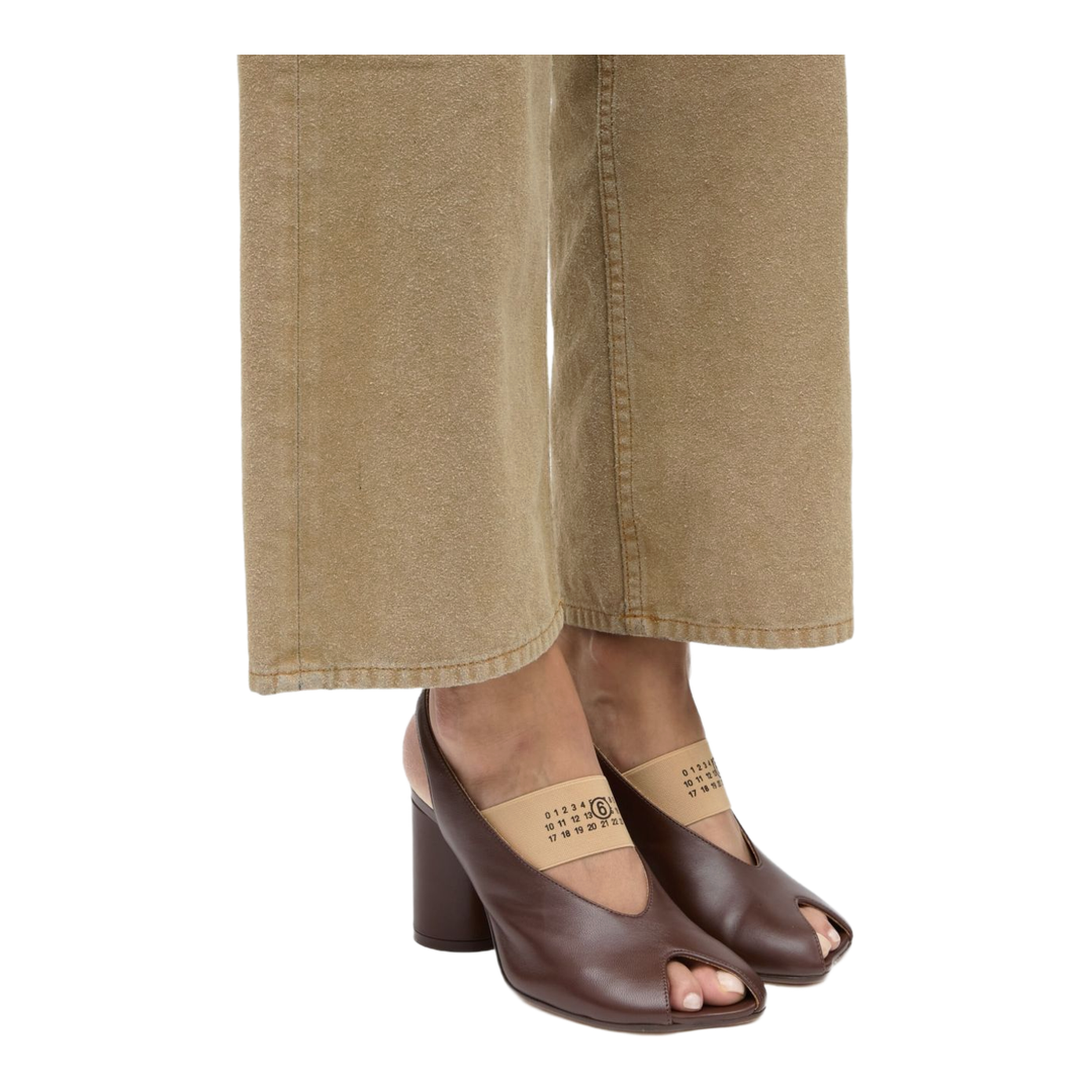 MAYFEYR - Mm6 Maison Margiela - Sandals Brown - S59WP0213P3628T2259