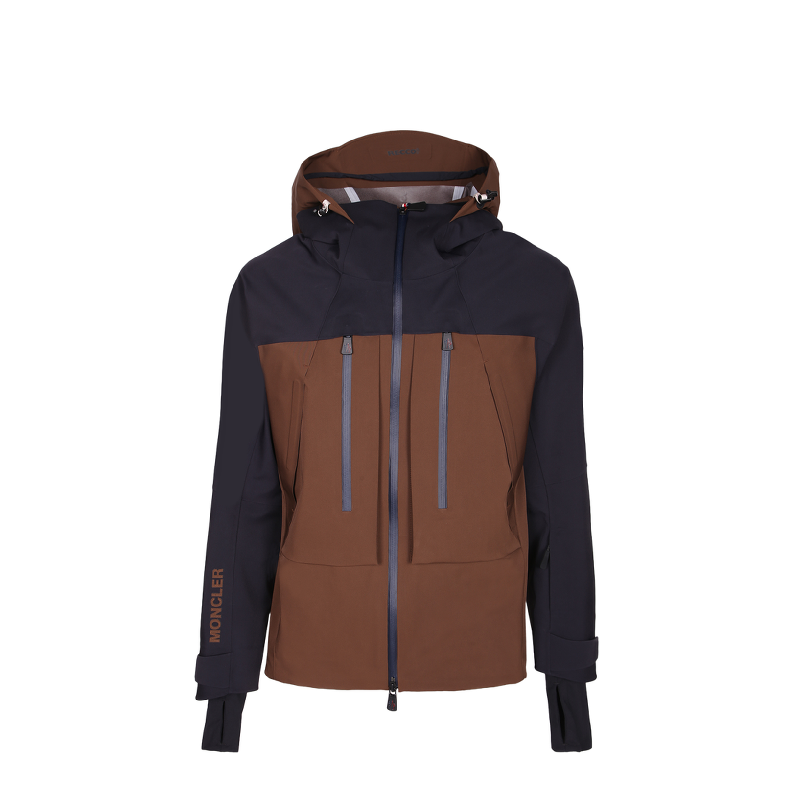 Bicolor Jacket with Hood