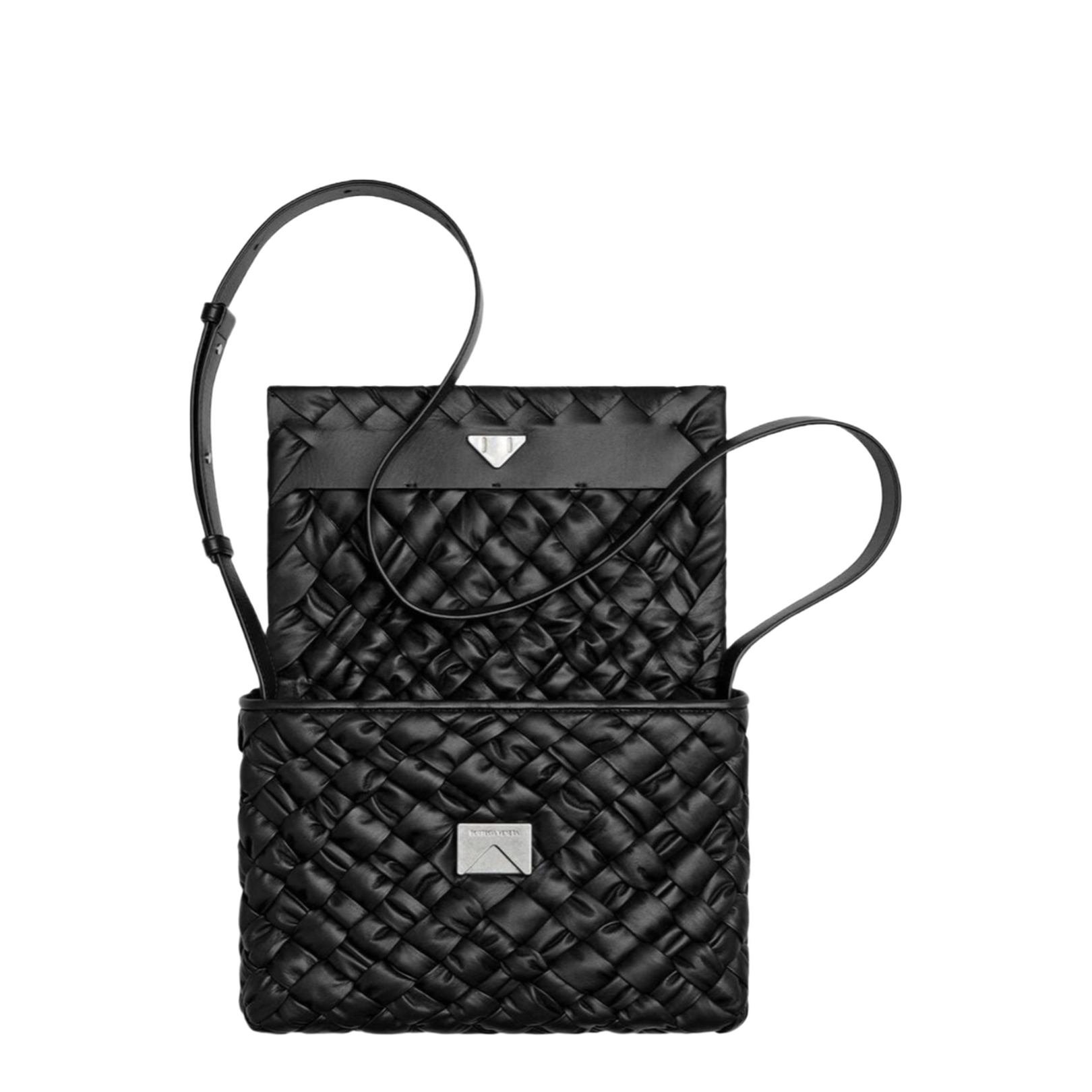 Rumple Leather Crossbody Bags - Black