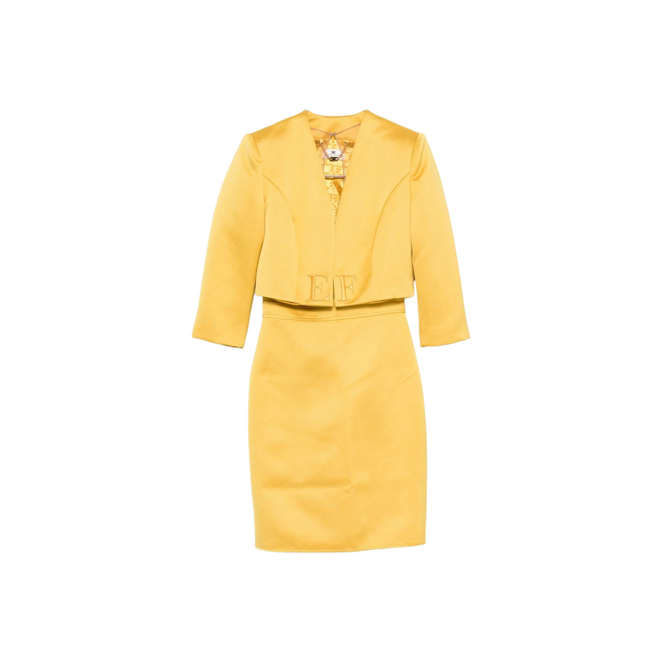 MAYFEYR - Elisabetta Franchi - Dresses Yellow - TB00161E2EV4