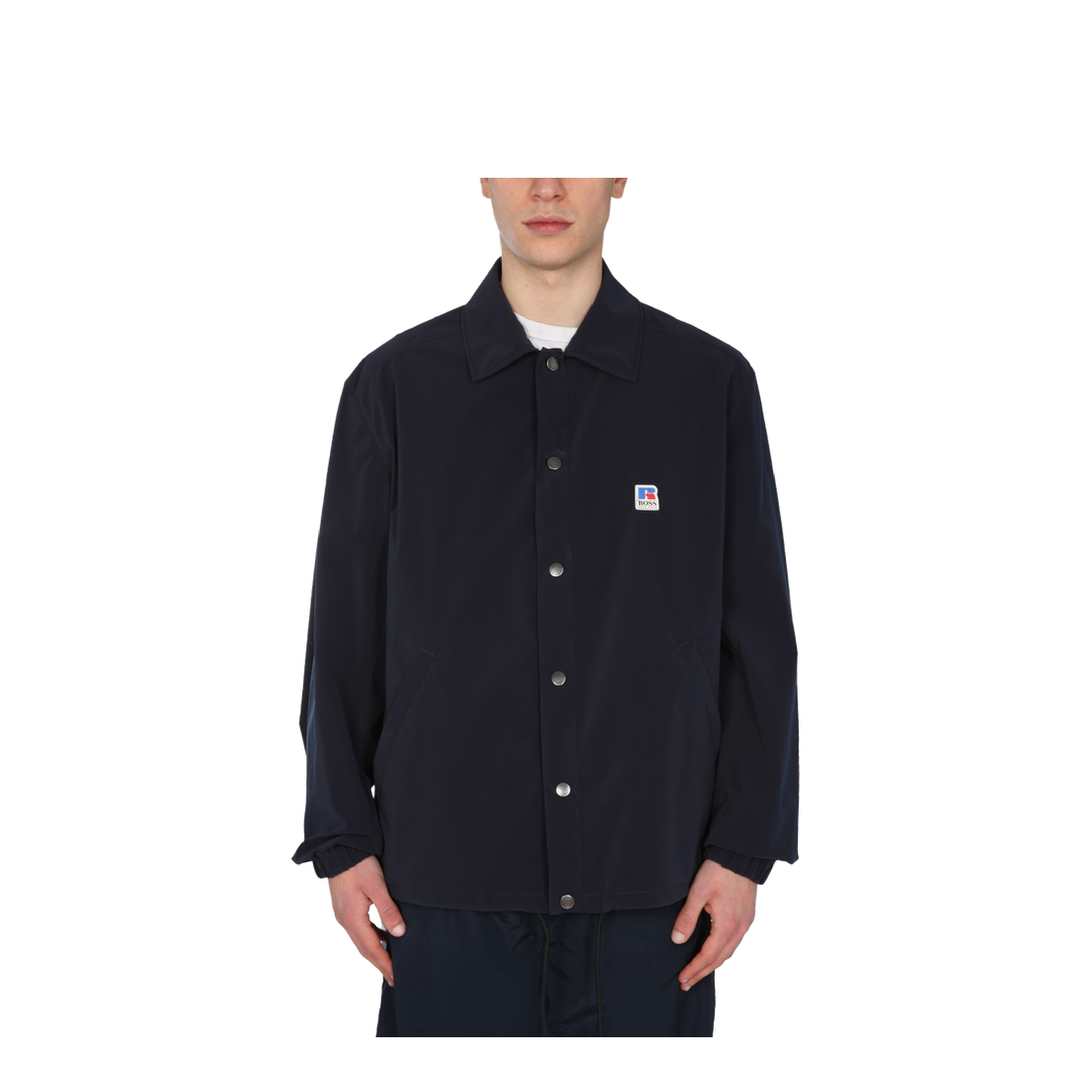 Relaxed Fit Jacket with Logo