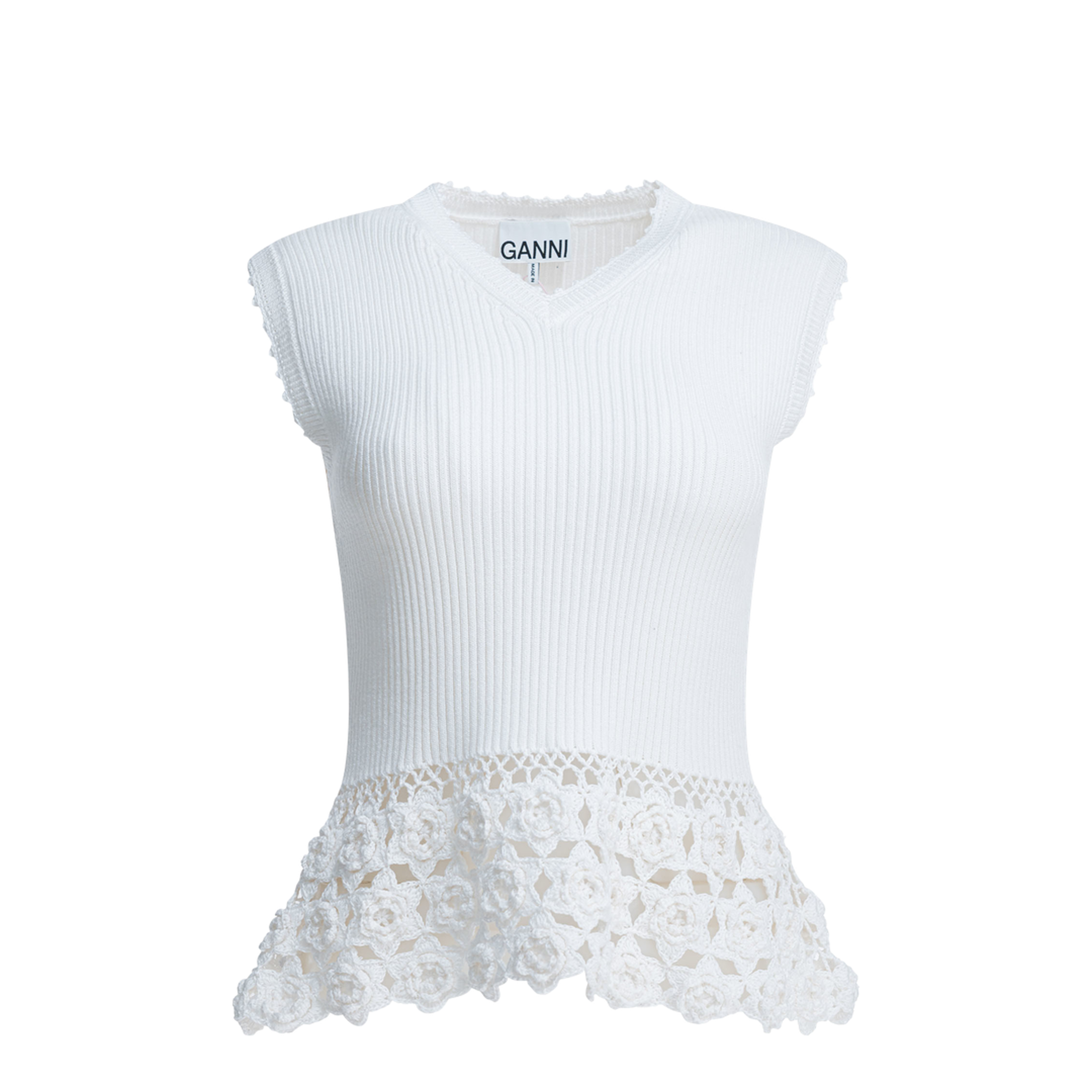 MAYFEYR - Ganni - Knitted Worked Vest - A1070251135