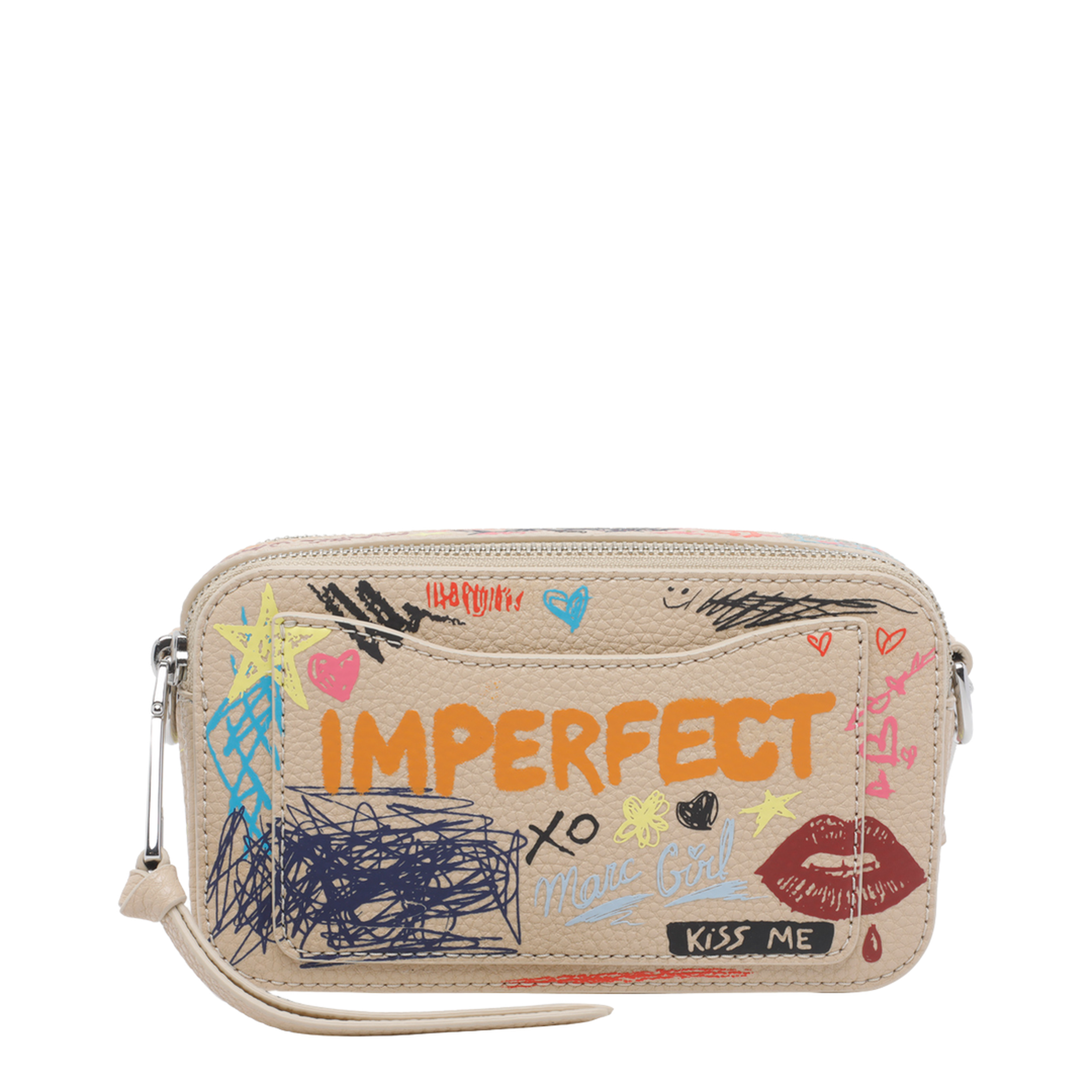 MAYFEYR - Marc Jacobs - Beige Multi The Punk Scribble Snapshot Bag - 2S6HCR004H01261