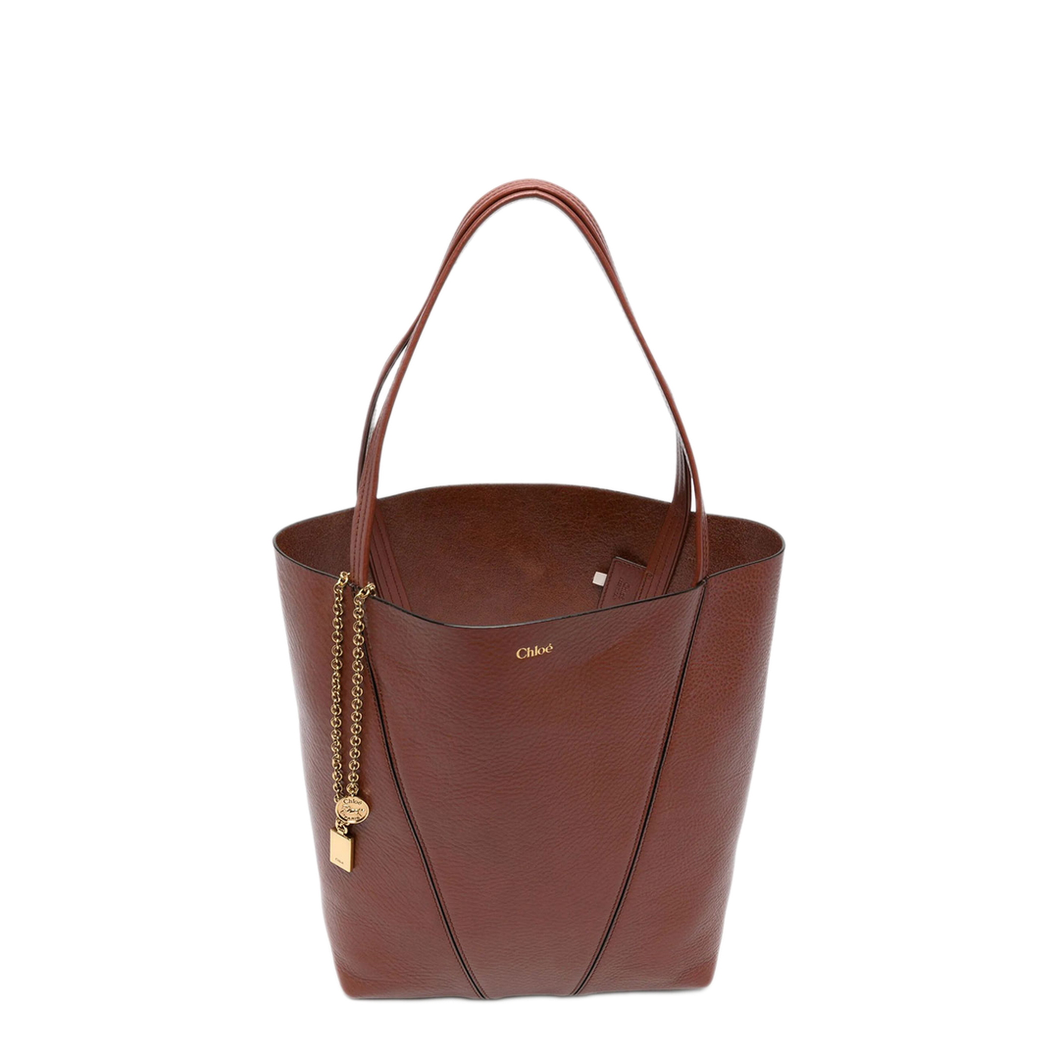 MAYFEYR - Chloè - Spin Tote Bag In Grained Leather - CHC25SS811N8426P