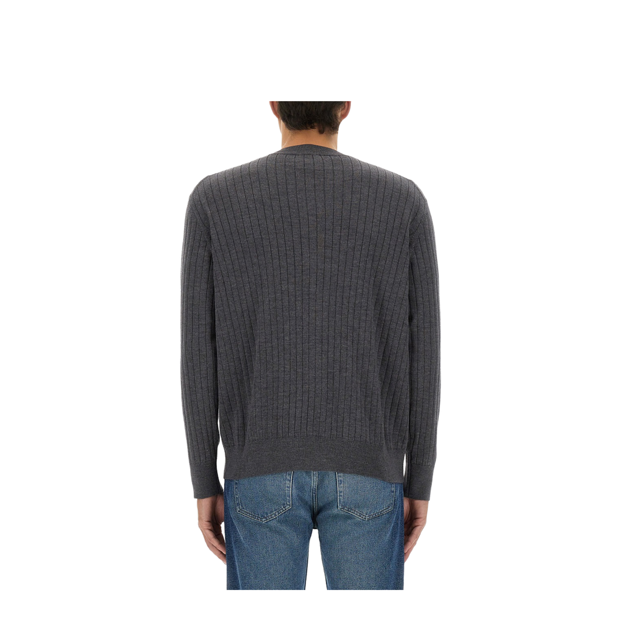 Ribbed Wool Cardigan