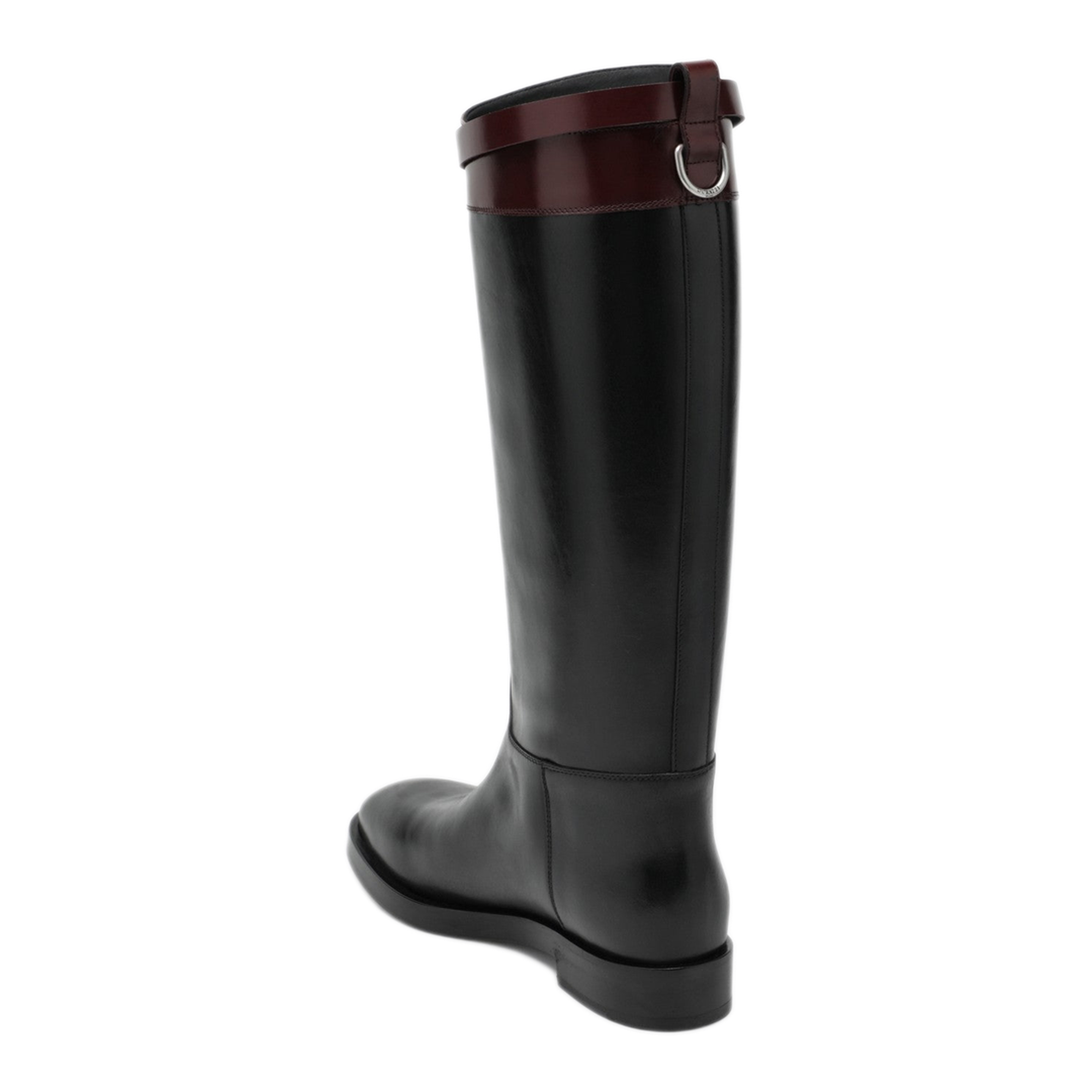 MAYFEYR - Durazzi Milano - Black Burgundy Two Tone Boots - FW25SB01013POHB001