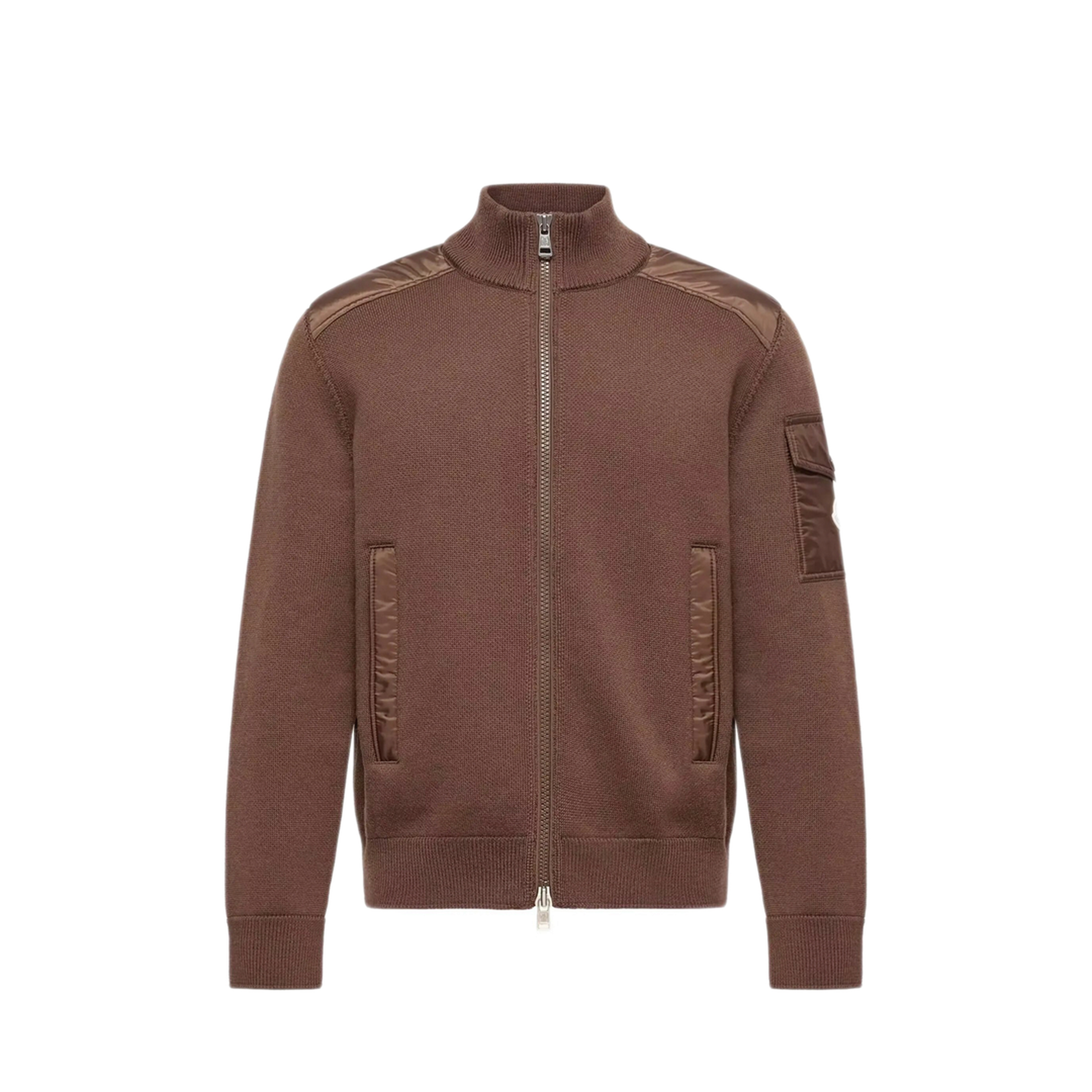 MAYFEYR - Moncler - Padded Wool Zip-Up Cardigan - L20919B00003M1131