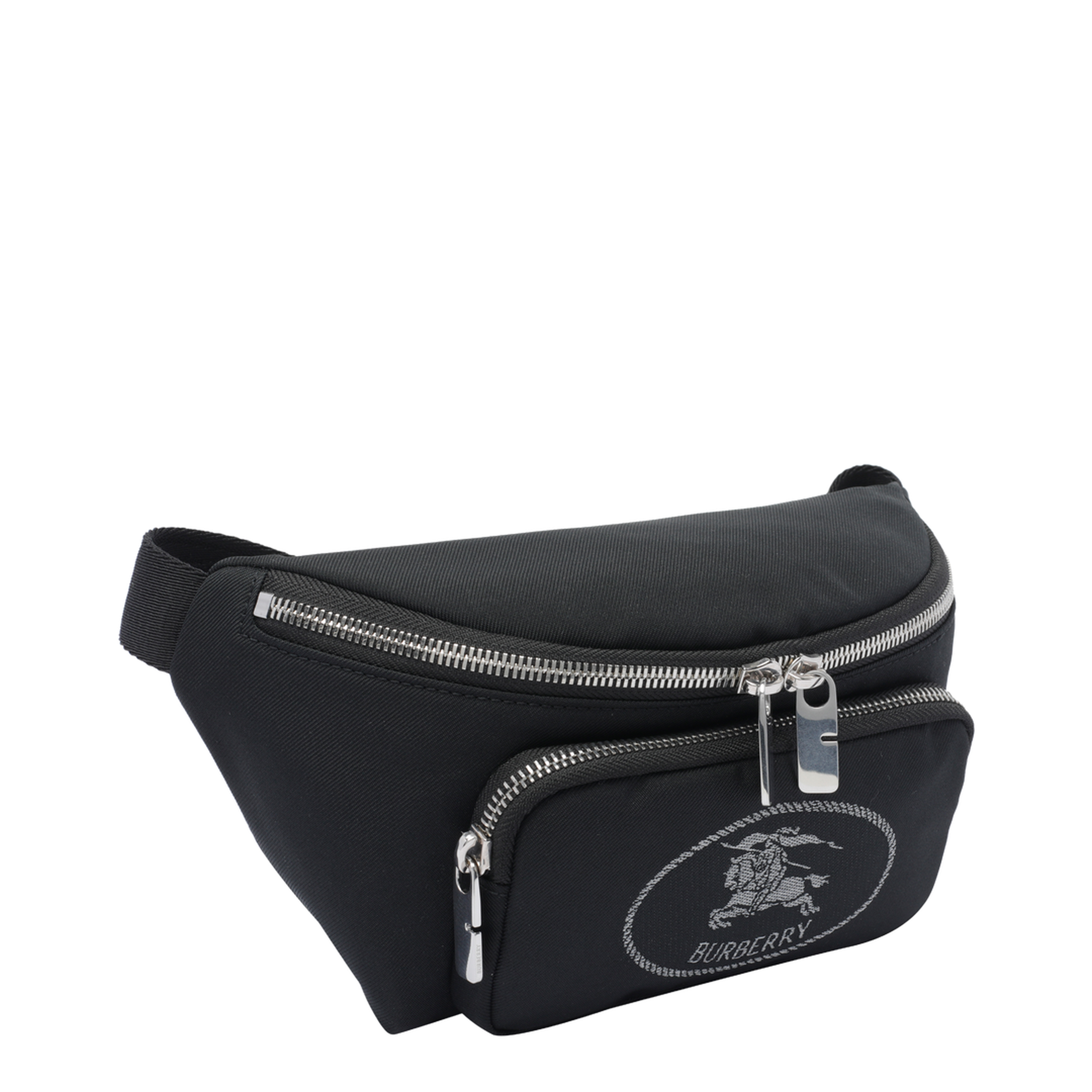 Black Canvas Belt Bag