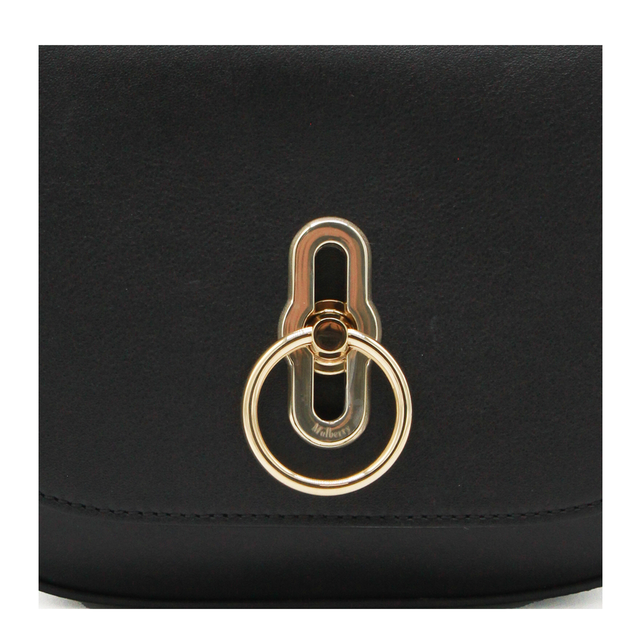 Amberley Small Supple Smooth Leather Top Handle Bag - Black