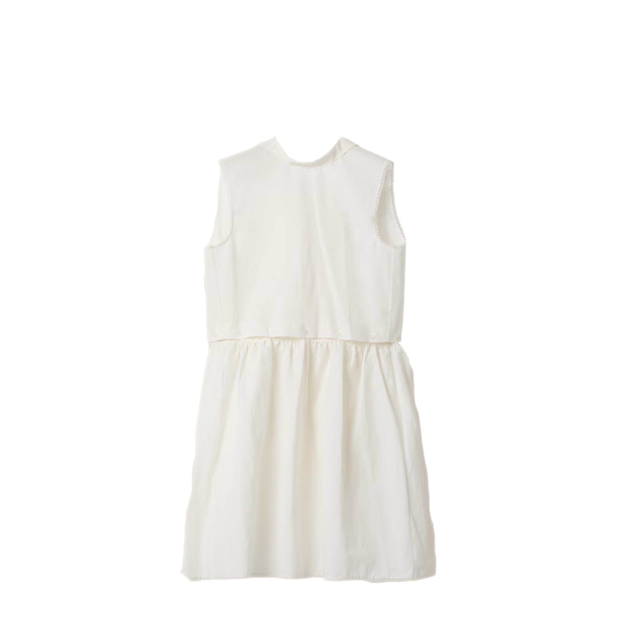 MAYFEYR - Miu Miu - Slubbed Poplin Logo-Patch Dress - MF5780SOOO163MF0009