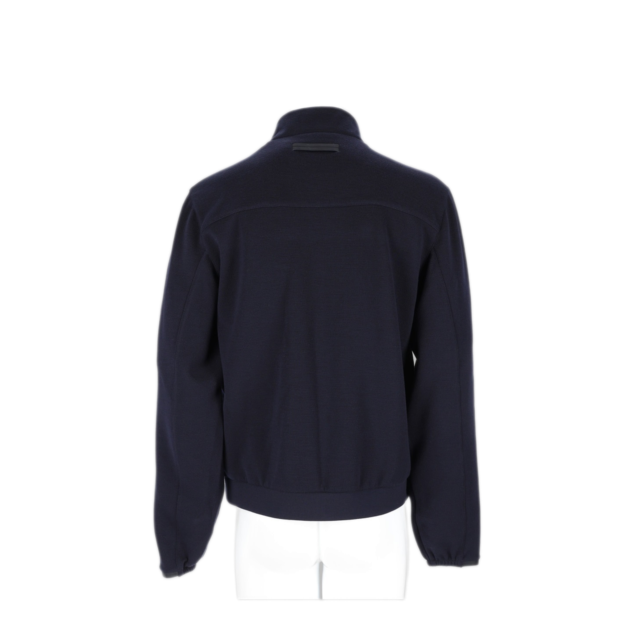 MAYFEYR - Zegna - Black Sweatshirt 51 Wool 45 Cotton 4 Mulberry Silk - UI500A4ICT800B09