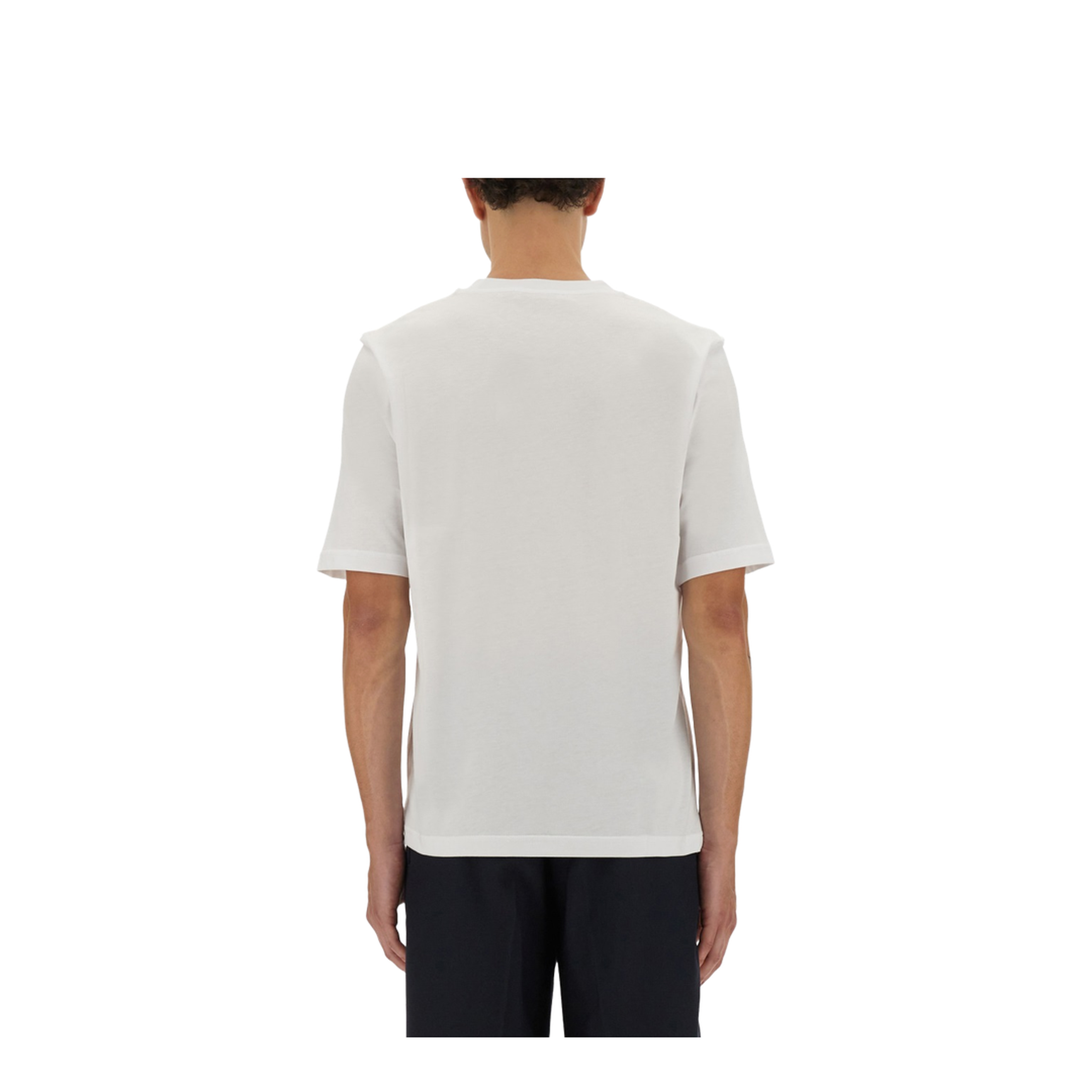 Cotton T-Shirt with Maxi Print