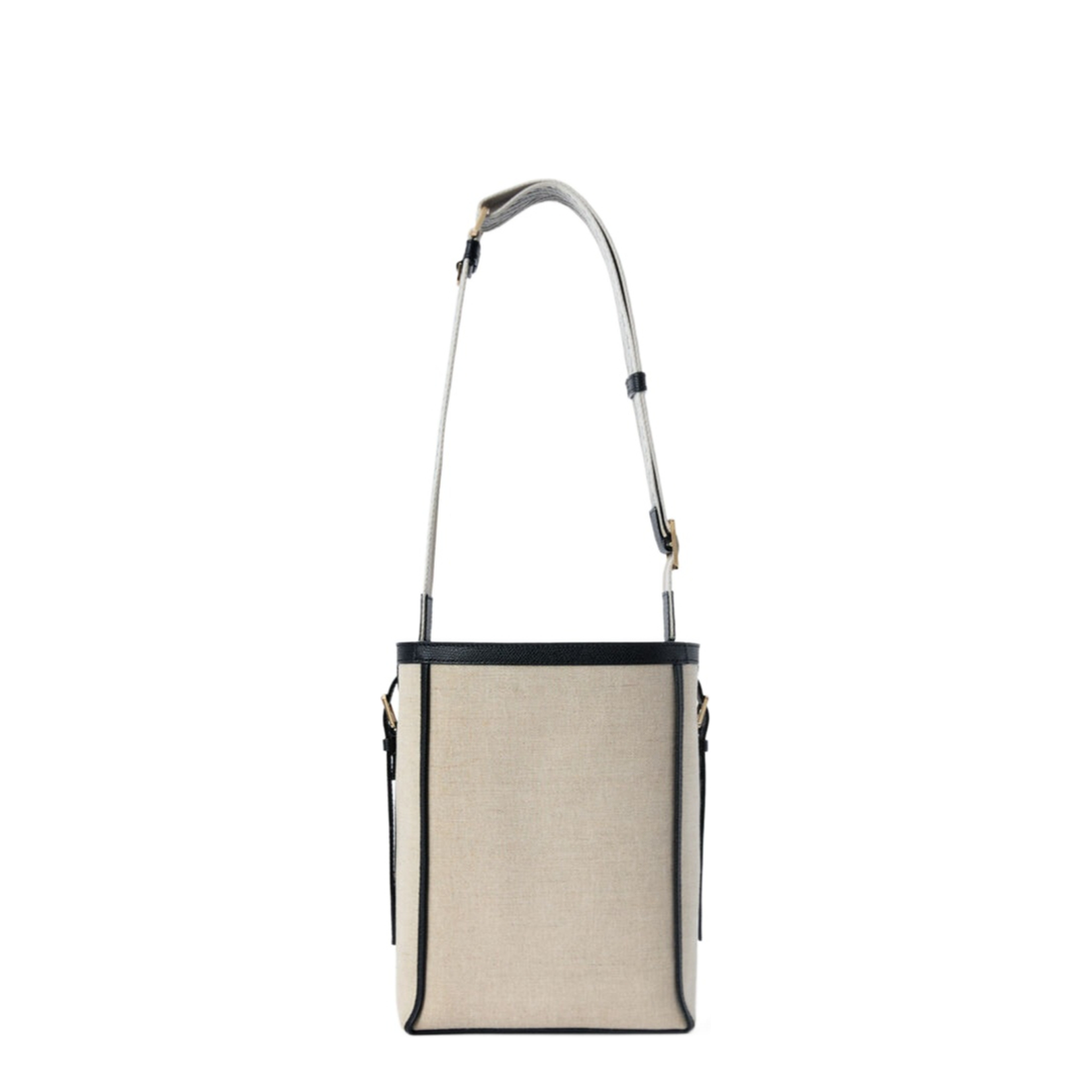 Soft Canvas Bucket Mini Bag Sand Brown Black