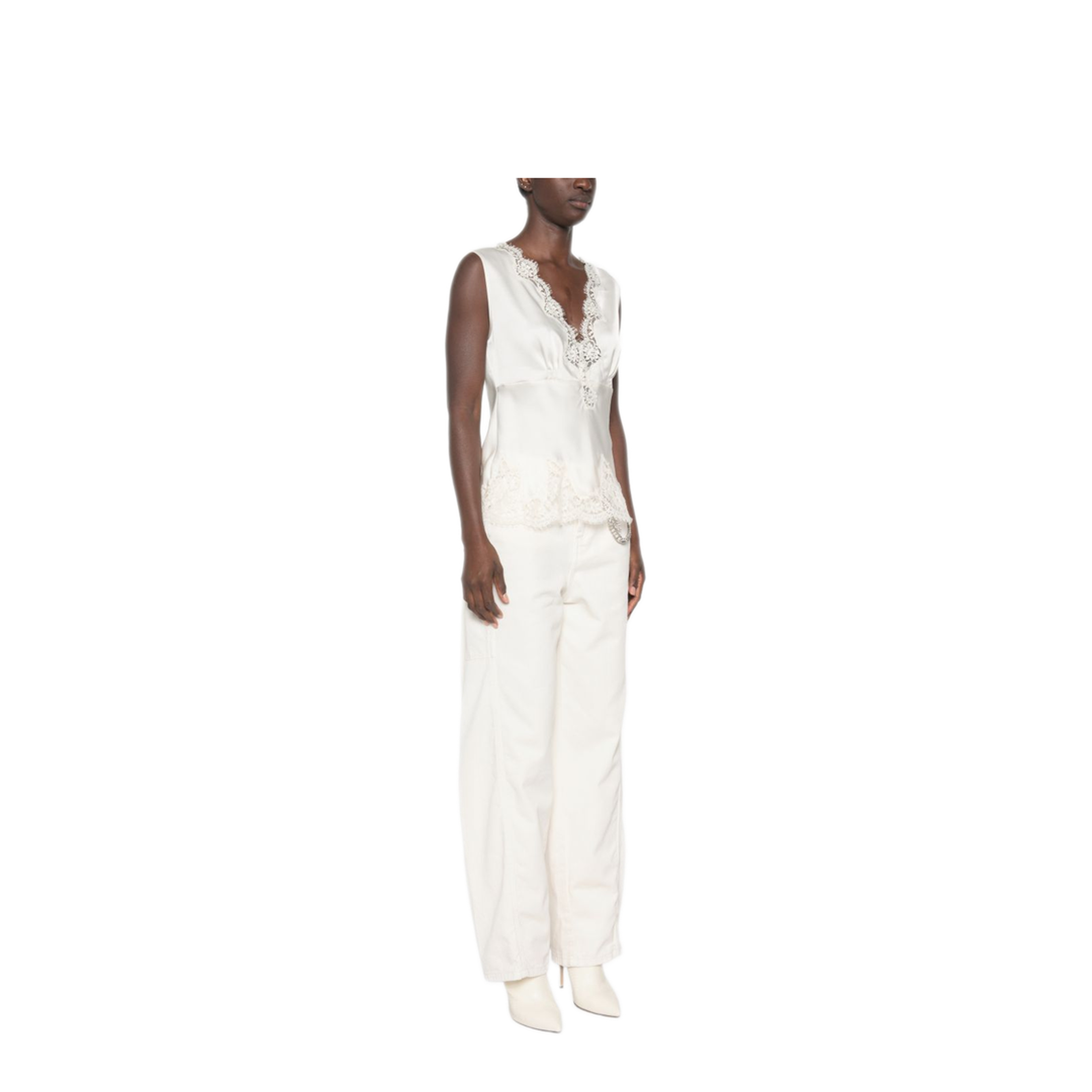 MAYFEYR - Ermanno Firenze - Top White - D49EL021EL0MF333