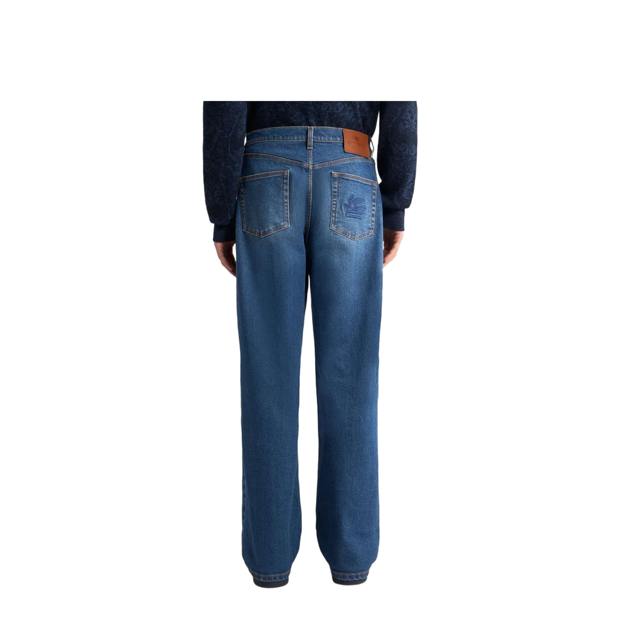 MAYFEYR - Etro - Straight-Leg Jeans With Pegaso - MRNB0021AD298