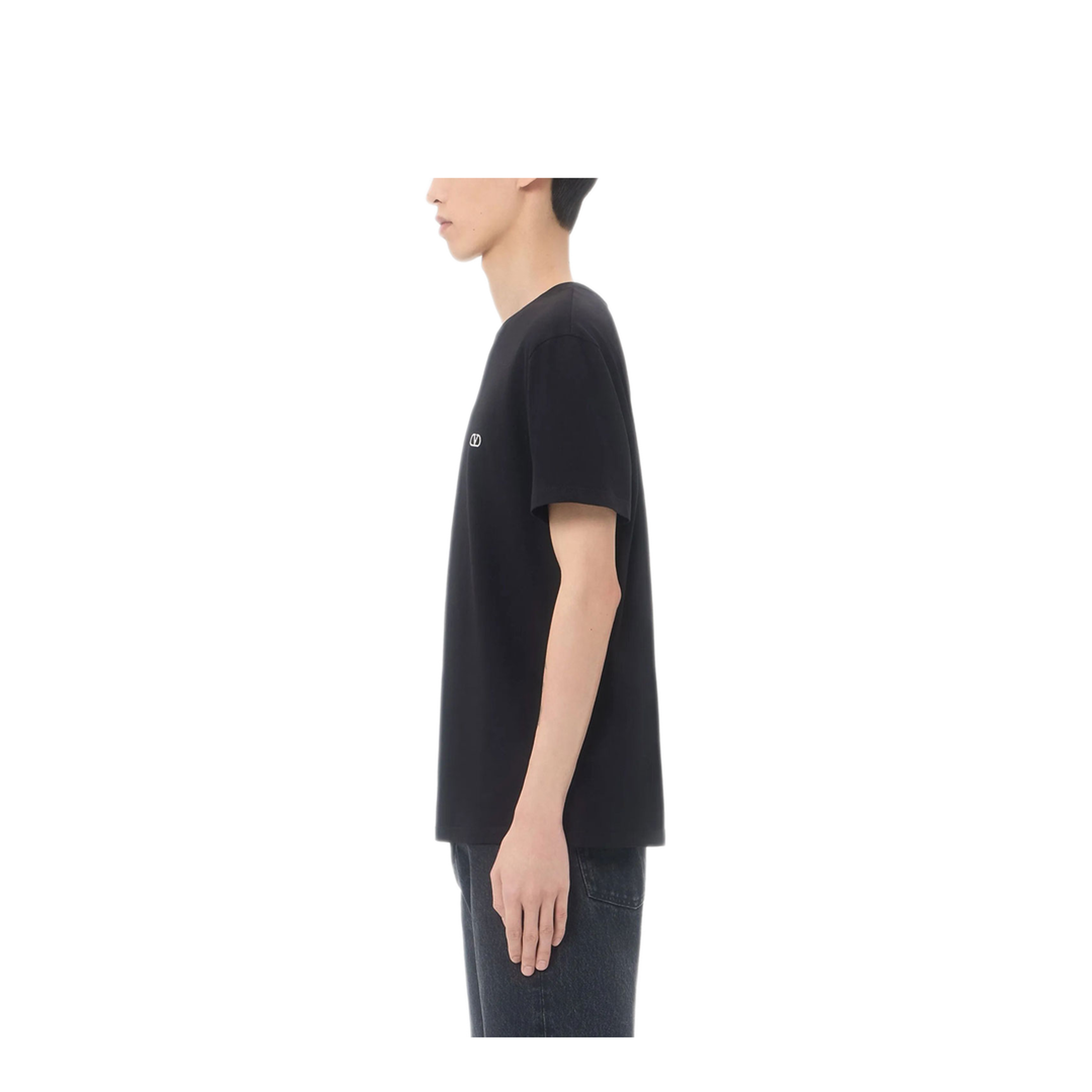 MAYFEYR - Valentino - Cotton T-Shirt With Vlogo Embroidery - VMG10VBMM