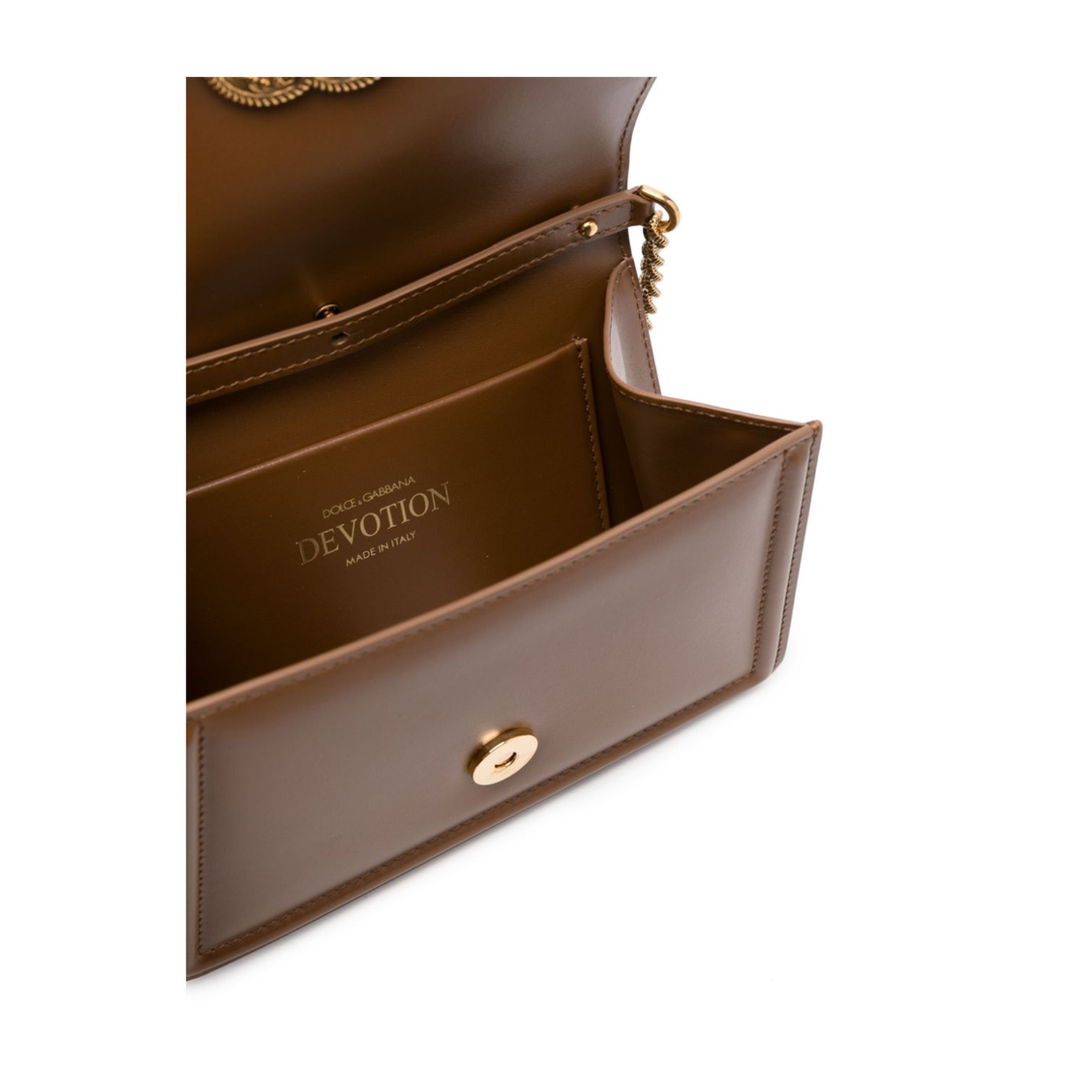 Small Devotion Top-Handle Bag in Beige