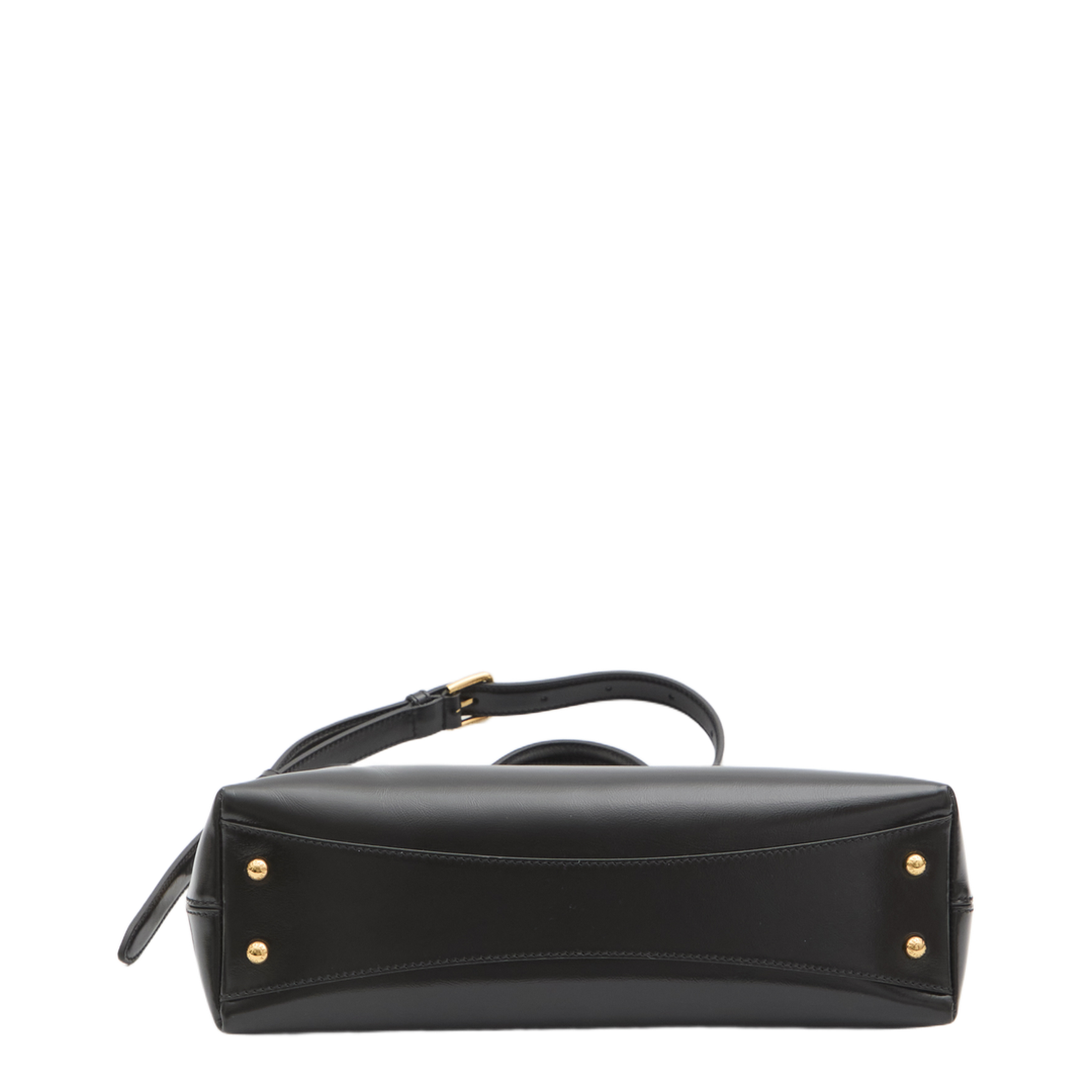 Vittoria Medium Calfskin Handbag - Black