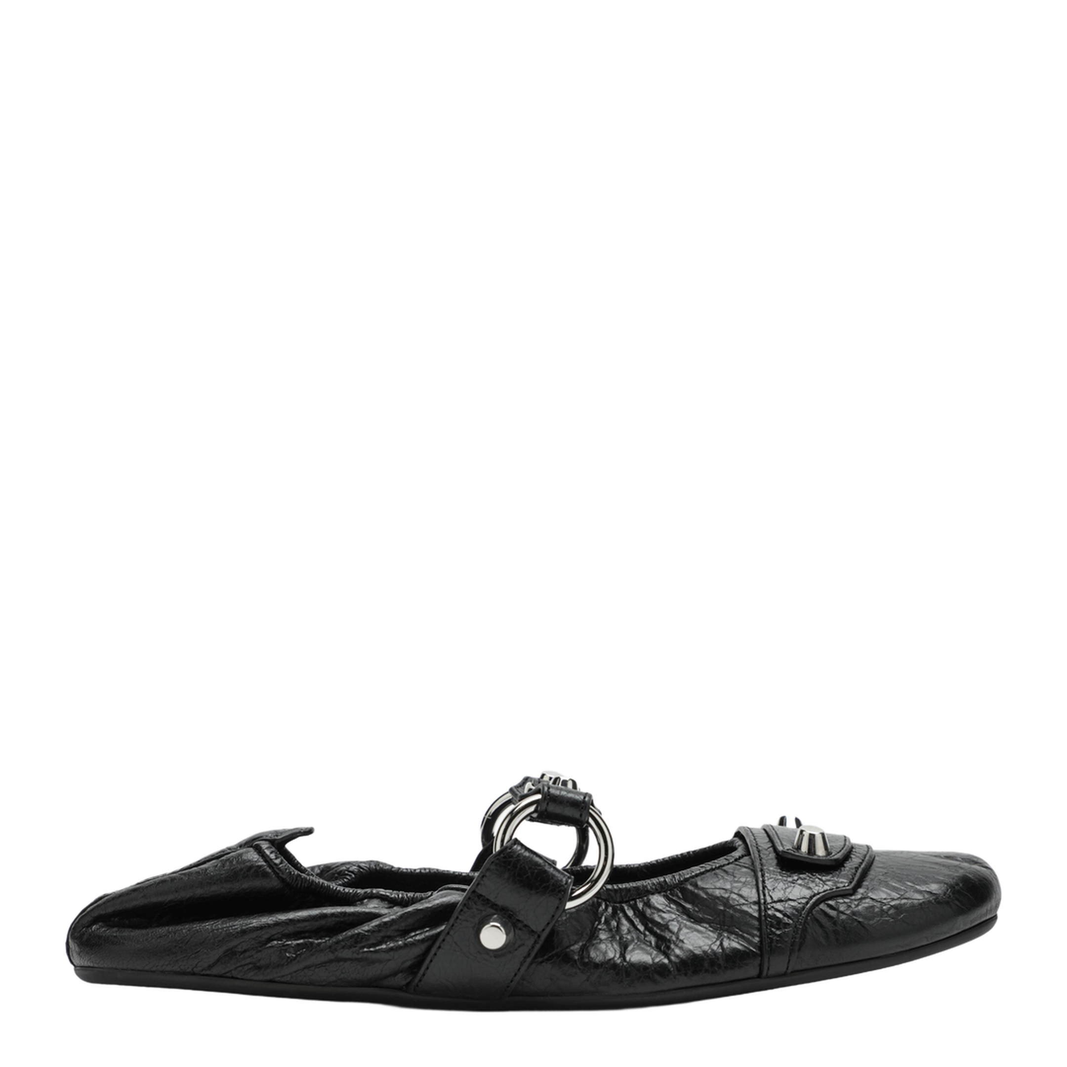 City Ballerina in Black/Silver
