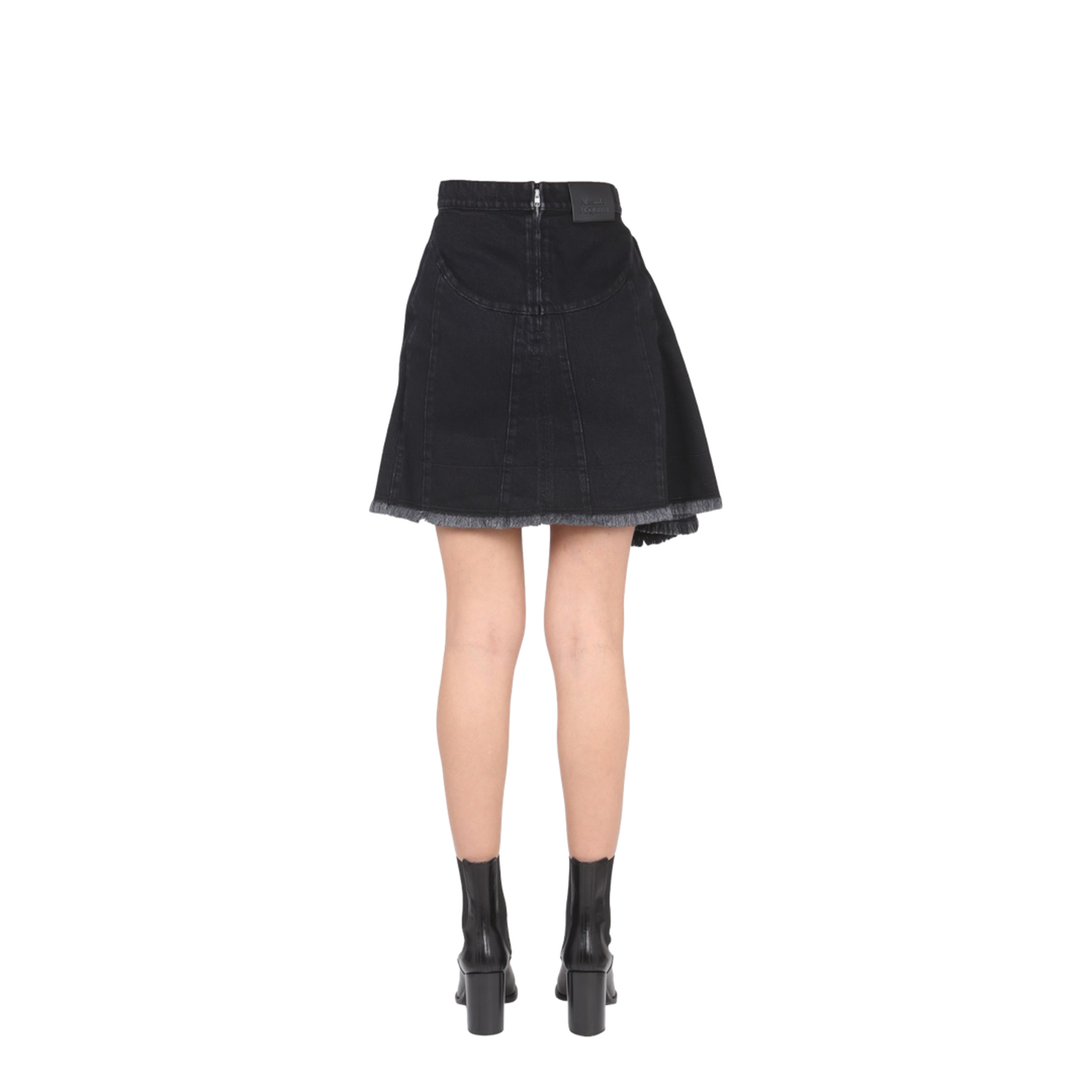 Asymmetrical Mini Skirt