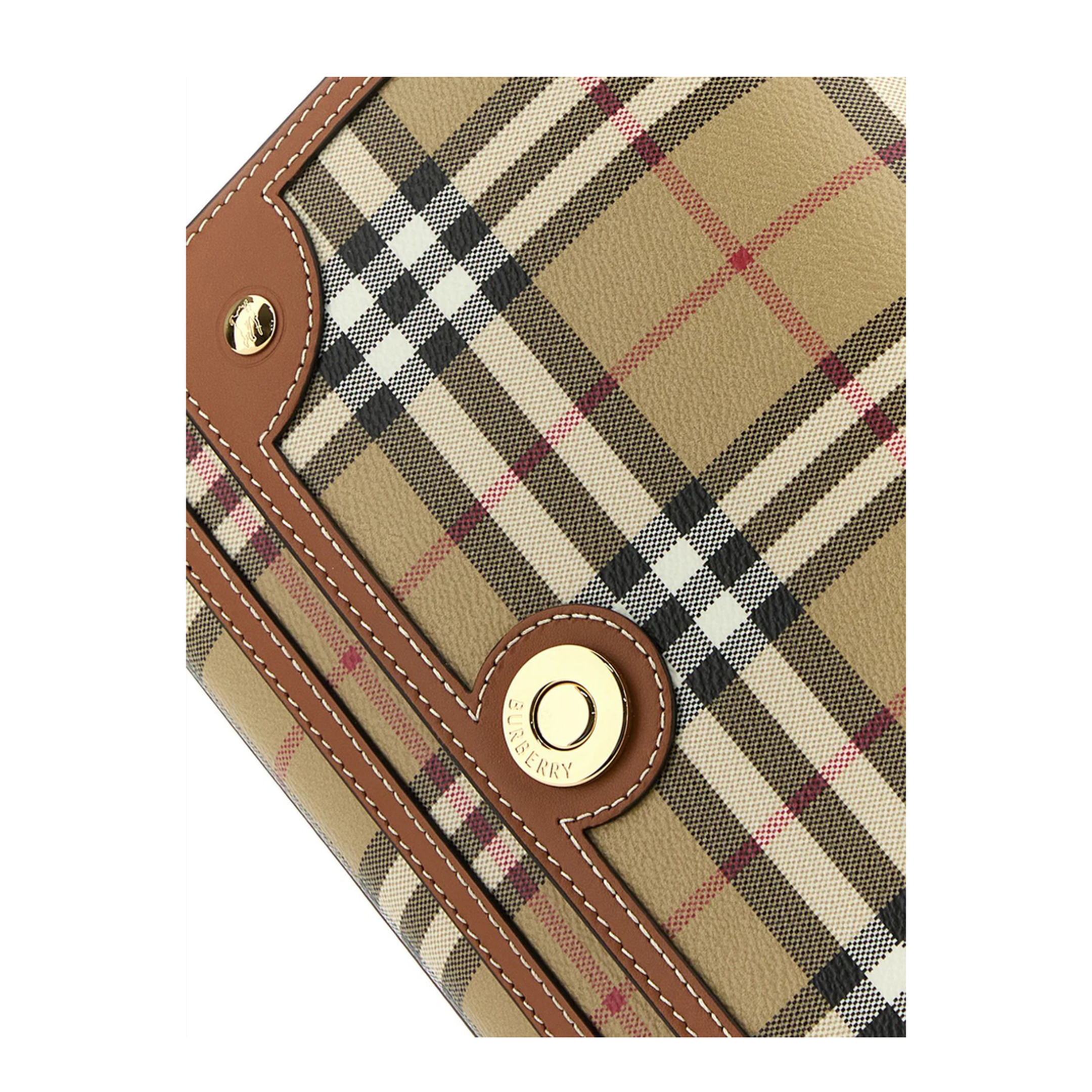 Metallic 'Note' Crossbody Bag