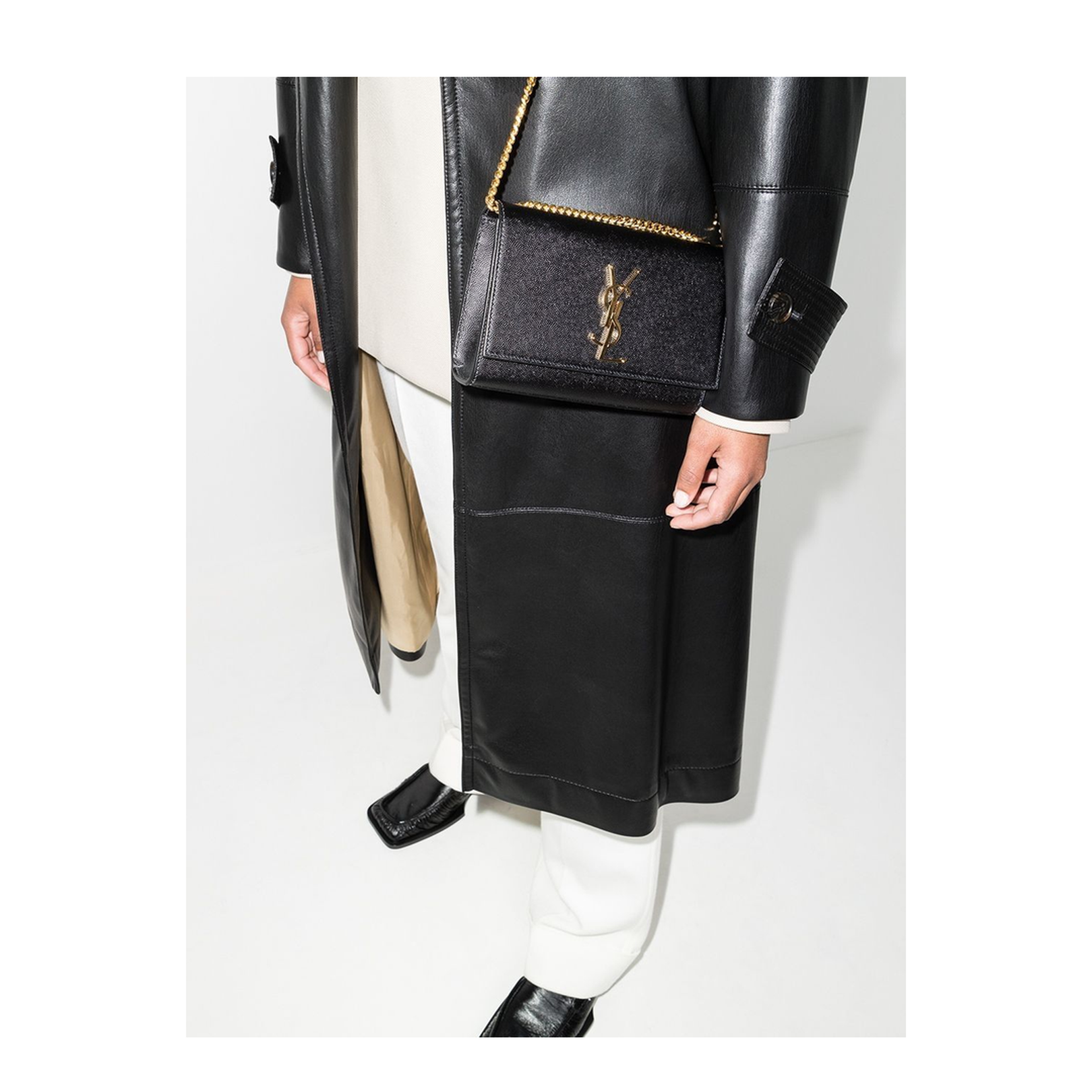 Kate Small in Grain de Poudre Embossed Leather