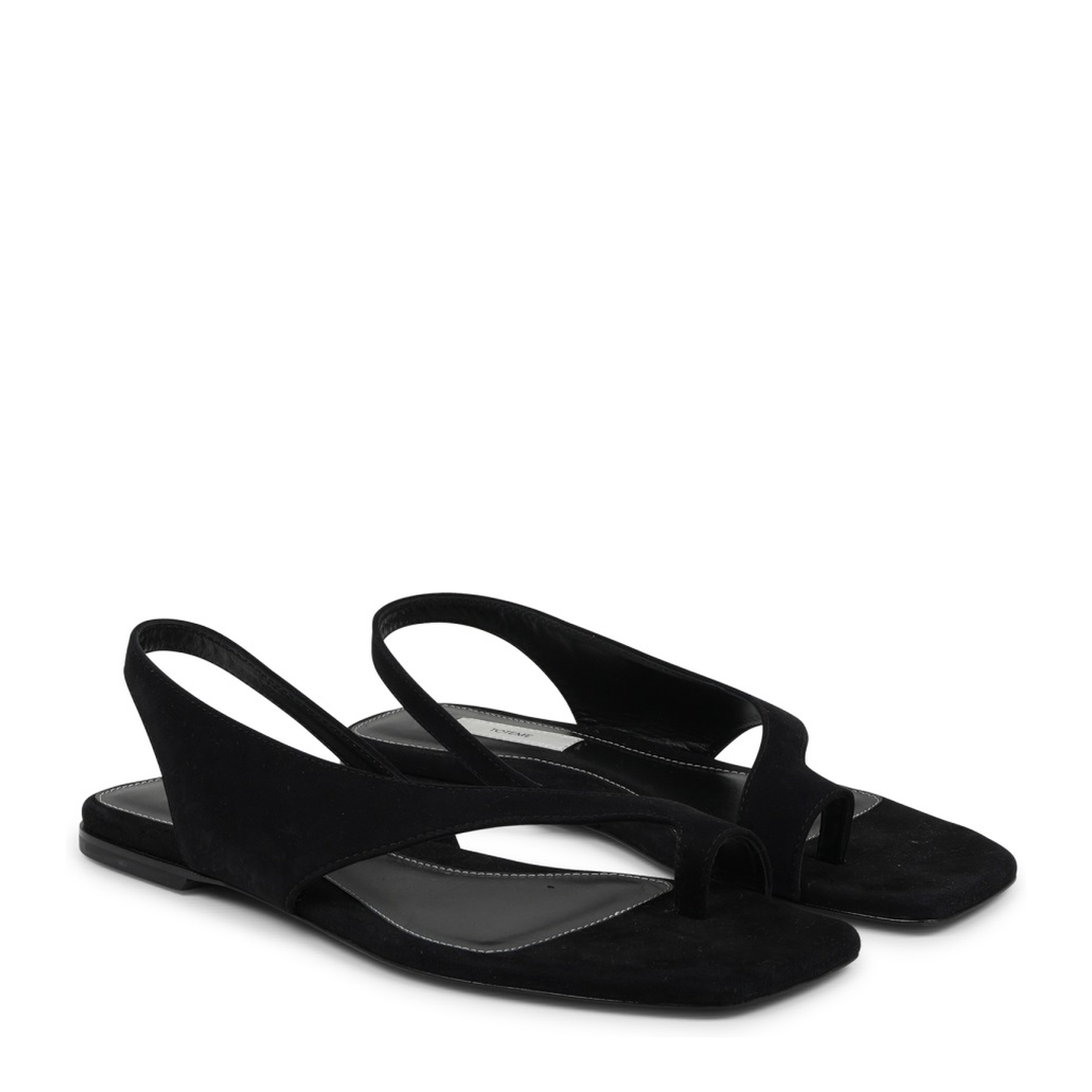 MAYFEYR - Toteme - Suede Sandal - 252WAS0202LE0012BLACK001
