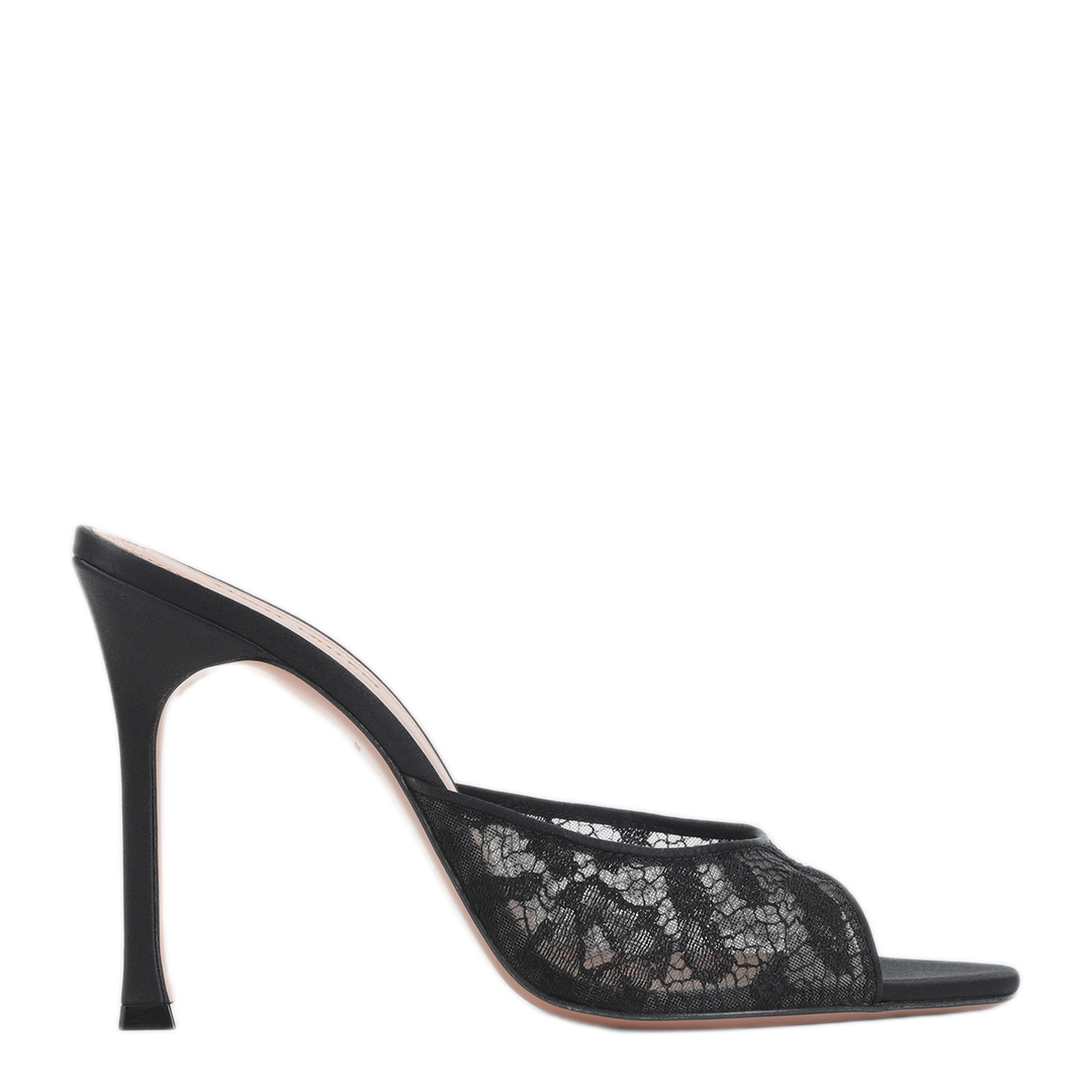 MAYFEYR - Amina Muaddi - Alexa Lace Slipper - 17S366113ALEBLACK