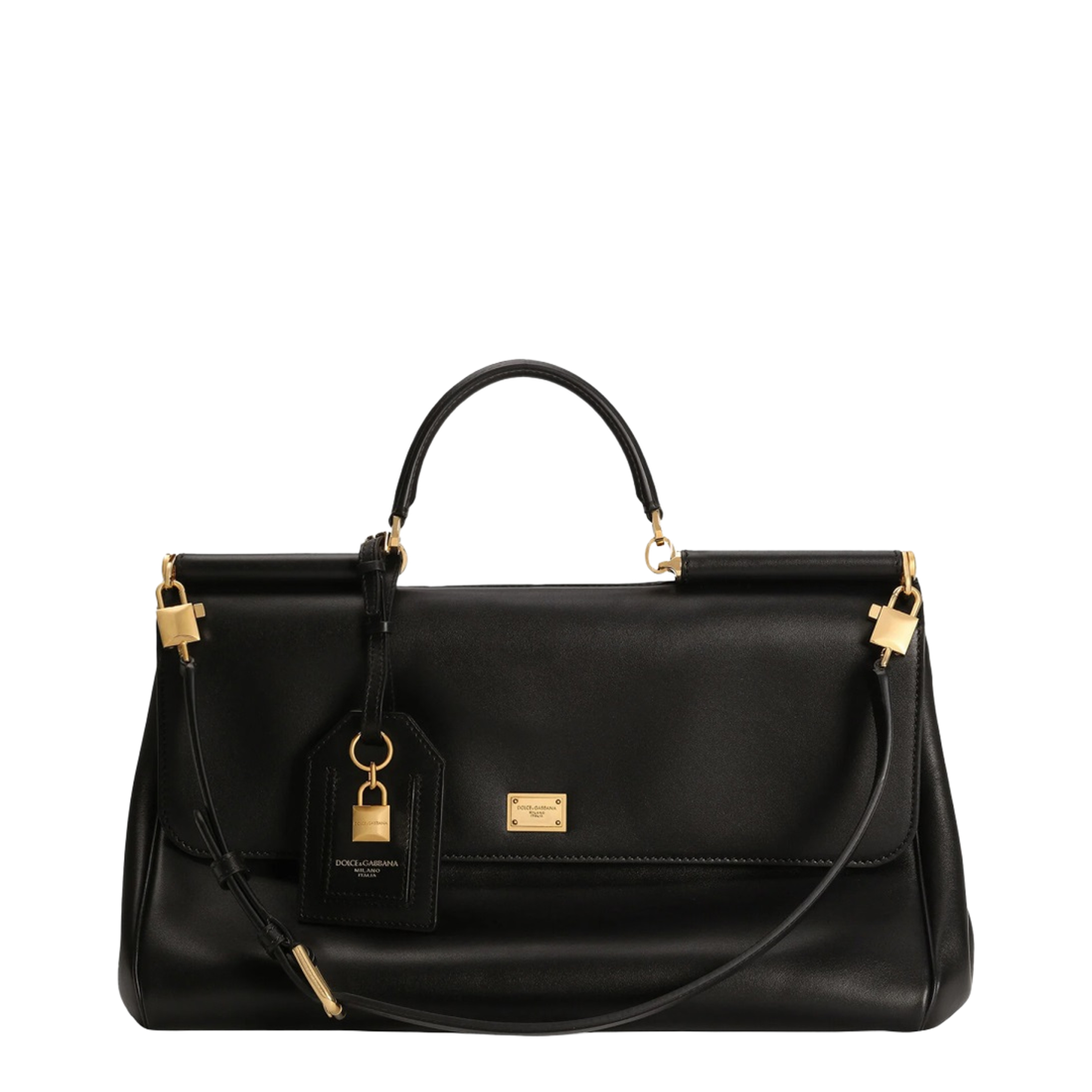 Maxi My Sicily Handbag in Plongé Calfskin