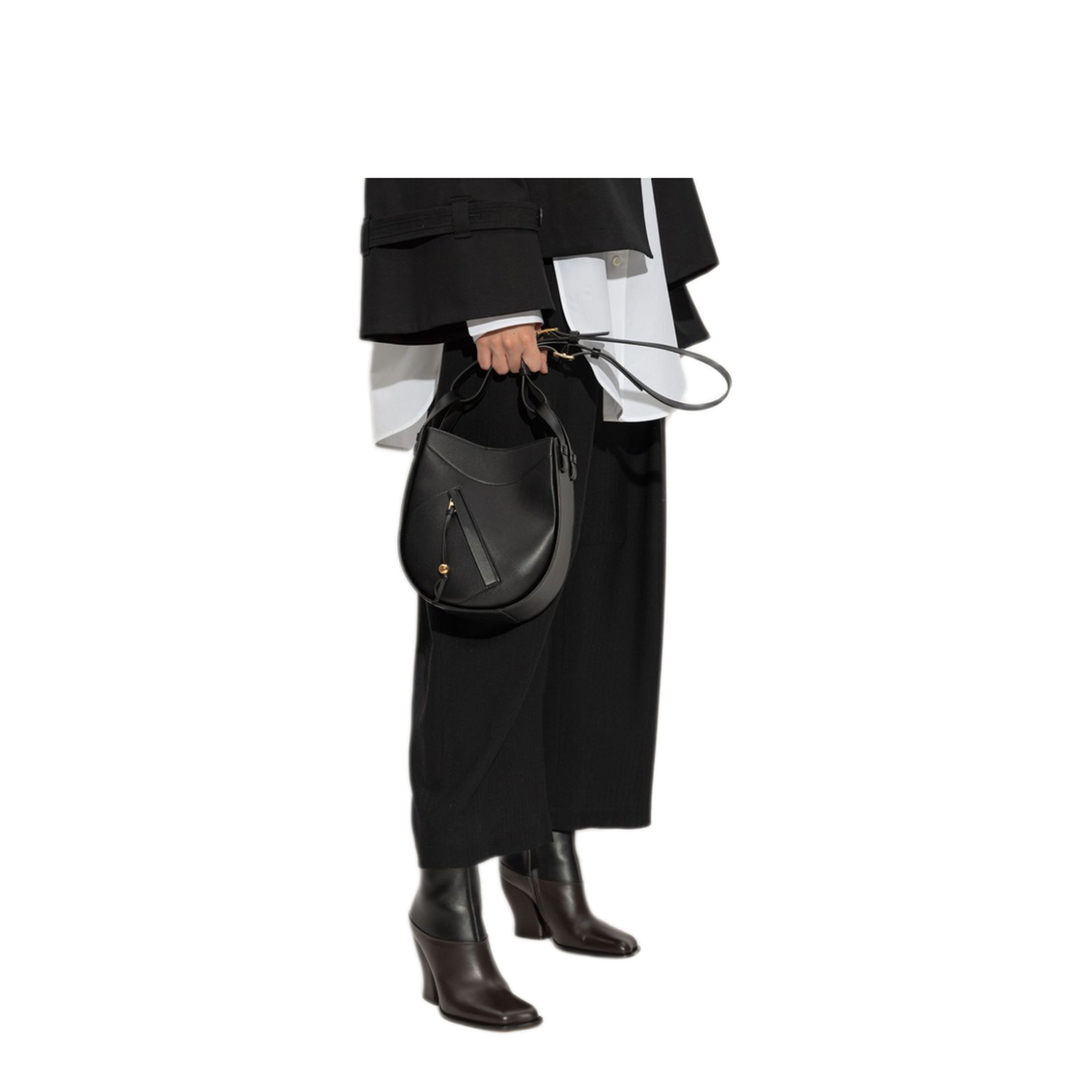MAYFEYR - Loewe - Hammock Slice Bag In Shiny Calfskin - A538HHSX01