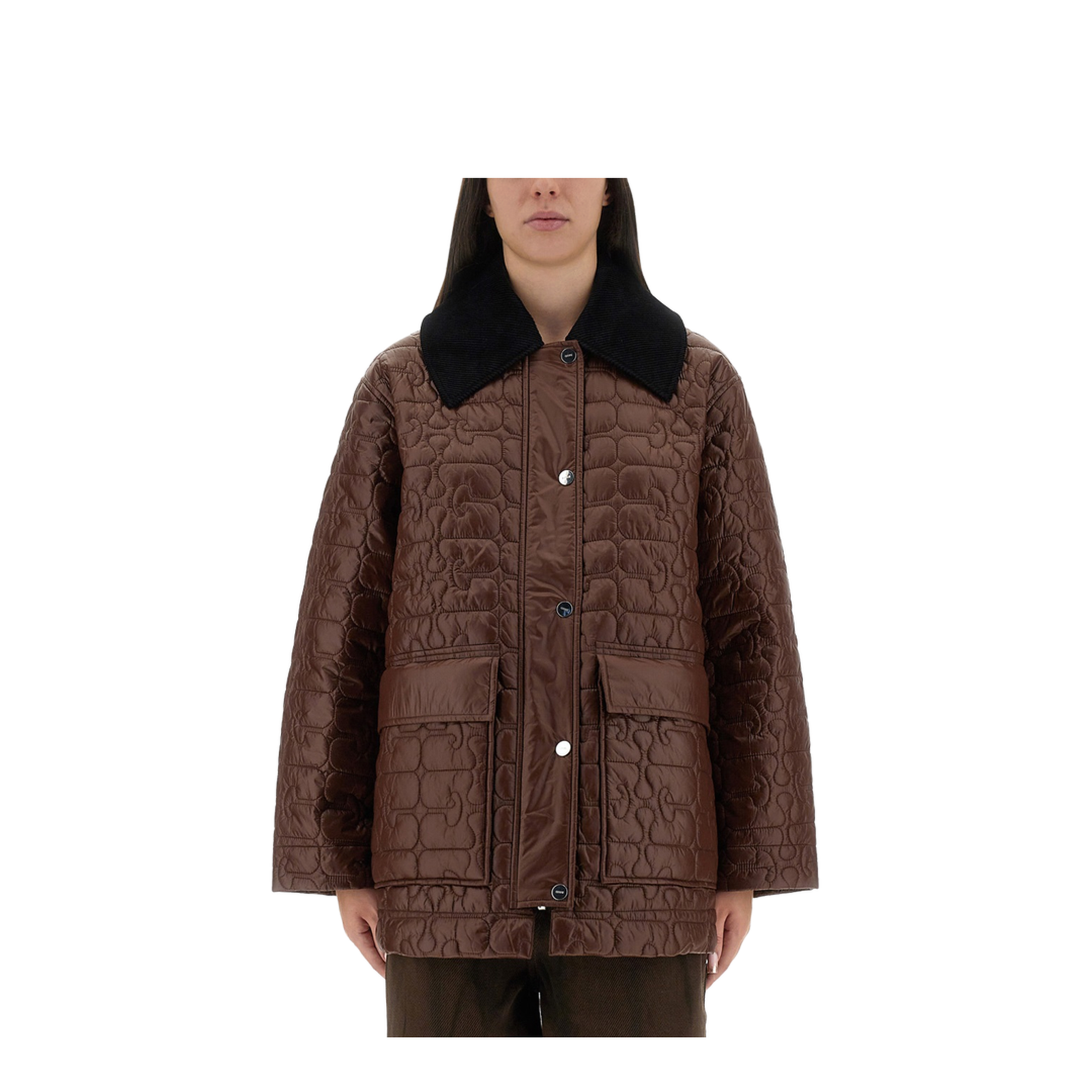 Brown Recycled Nylon Jacket