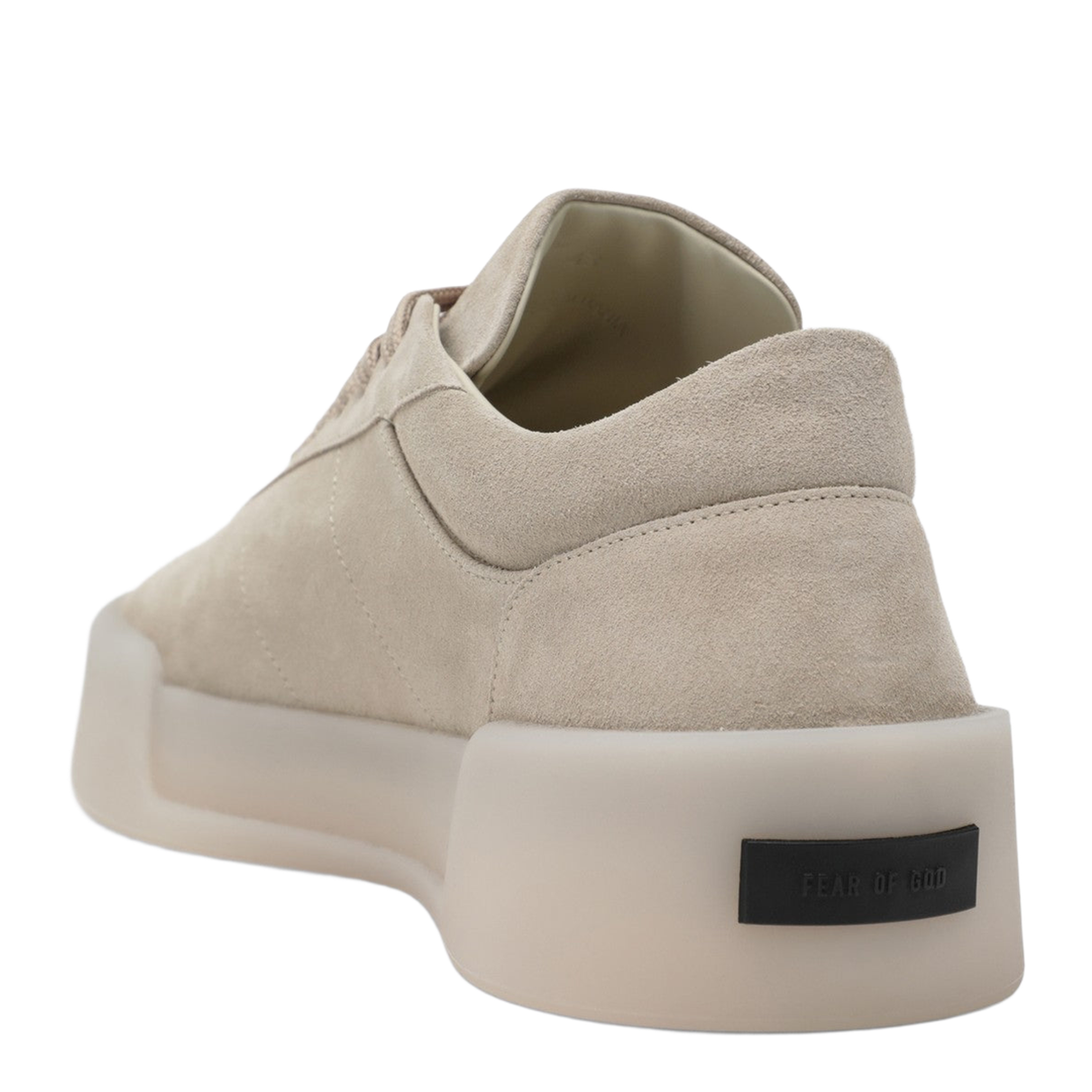 Beige Suede Aerobic Low Sneakers