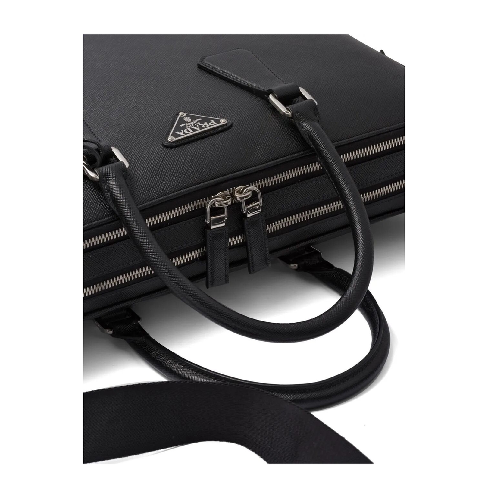 Saffiano Leather Briefcase