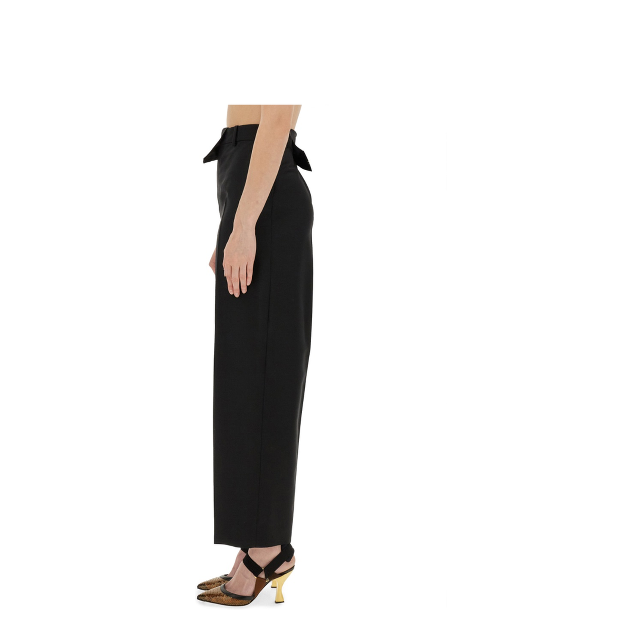 Pants with Asymmetrical Waist