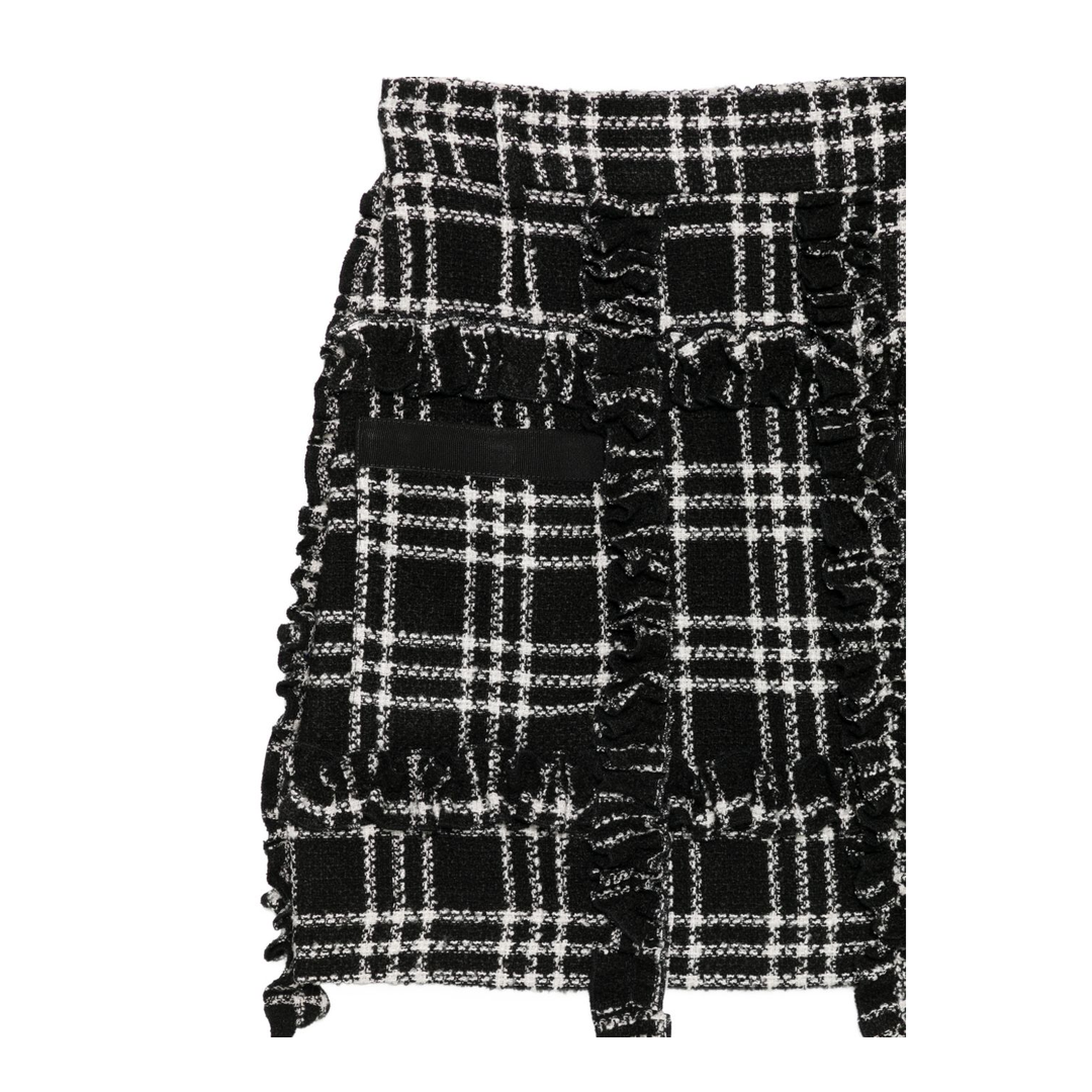MAYFEYR - Alessandro Enriquez - Black Checked Pattern Skirt - SK84JQBLACK