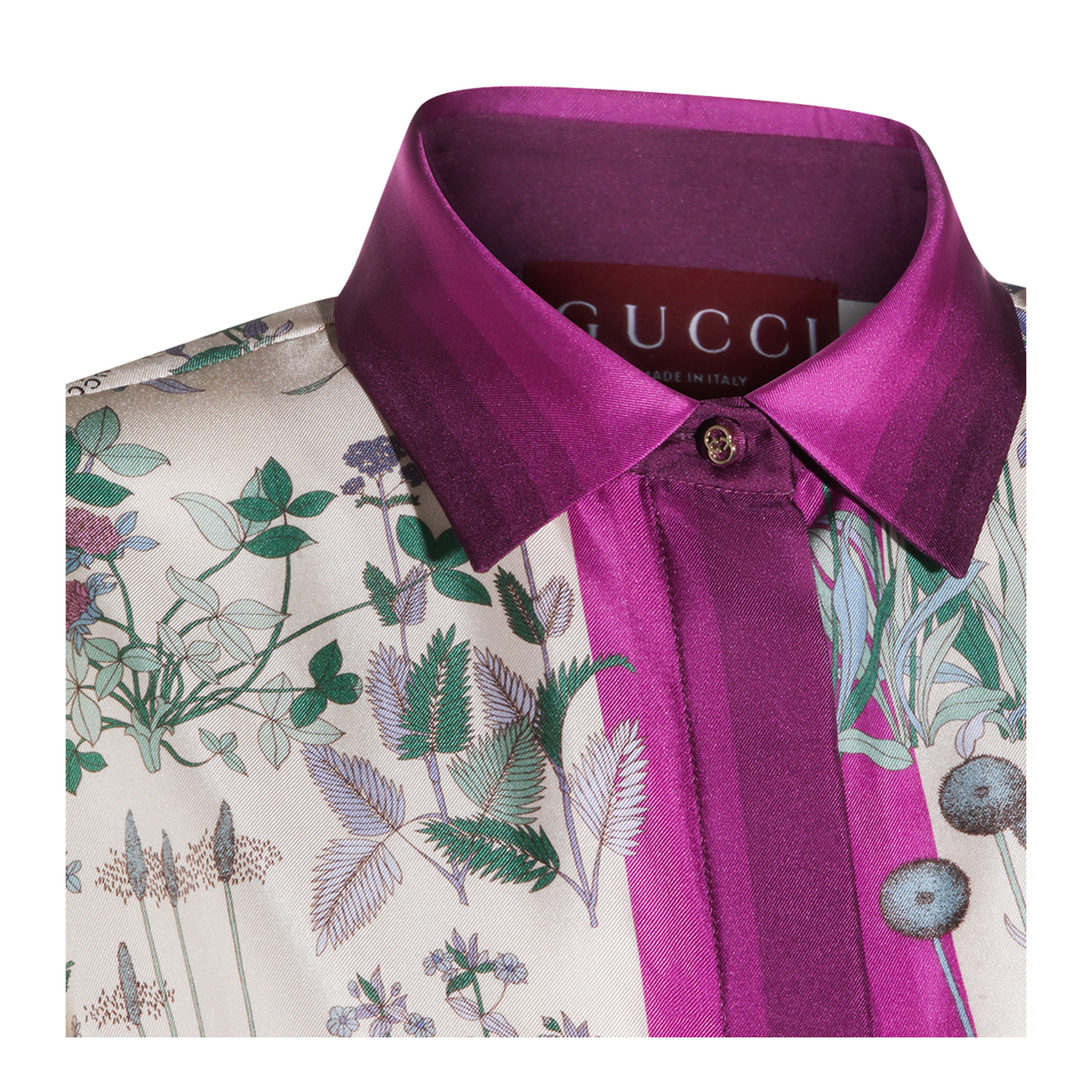 Printed Silk Twill Shirt