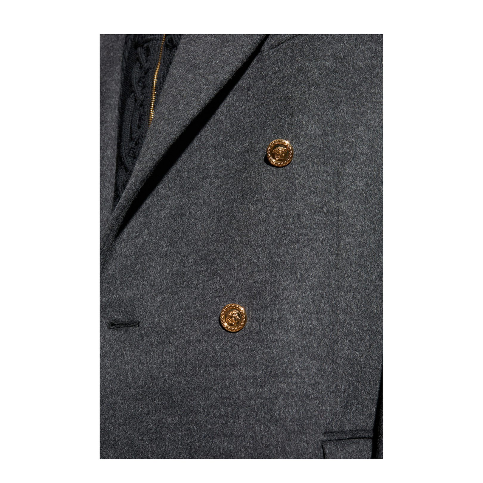 Double-breasted coat