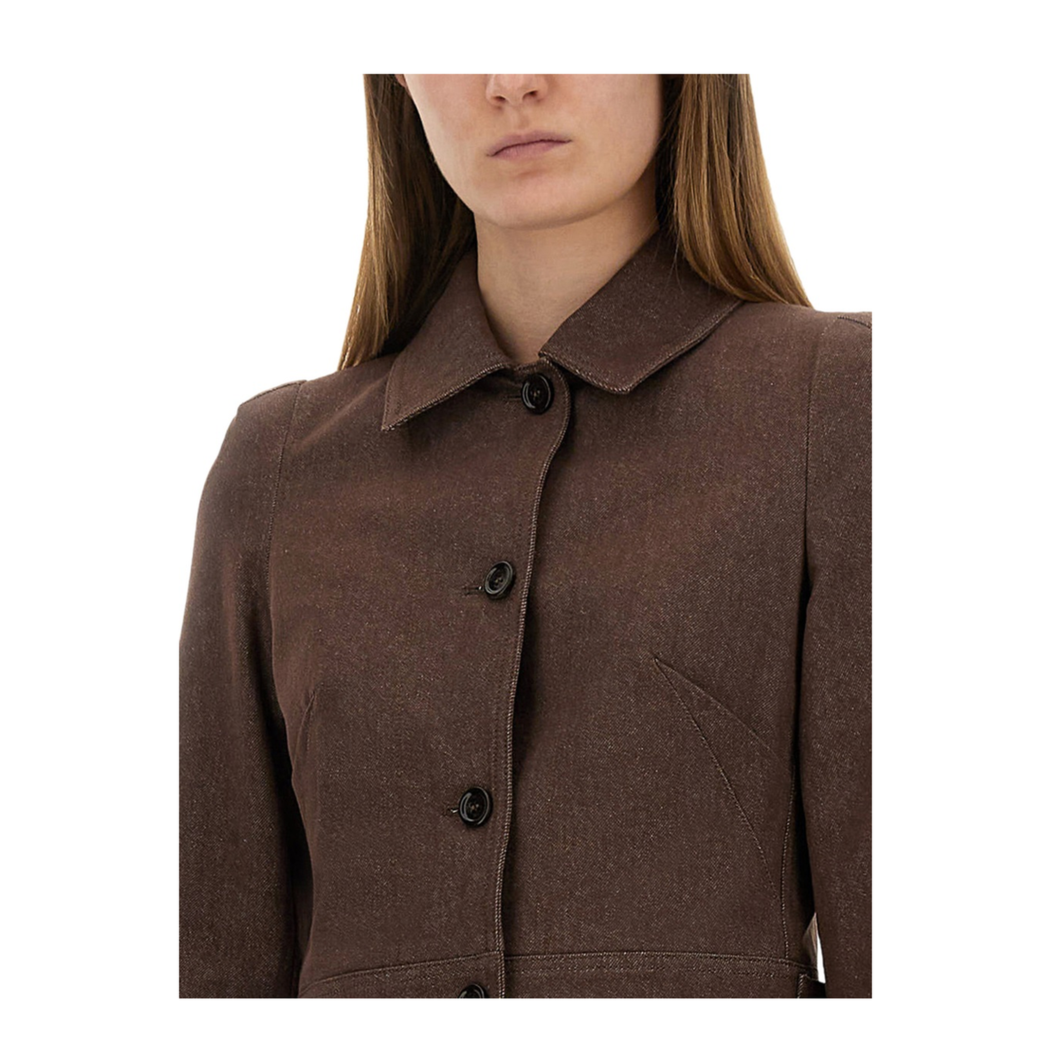 Brown Carp Jacket Cotton