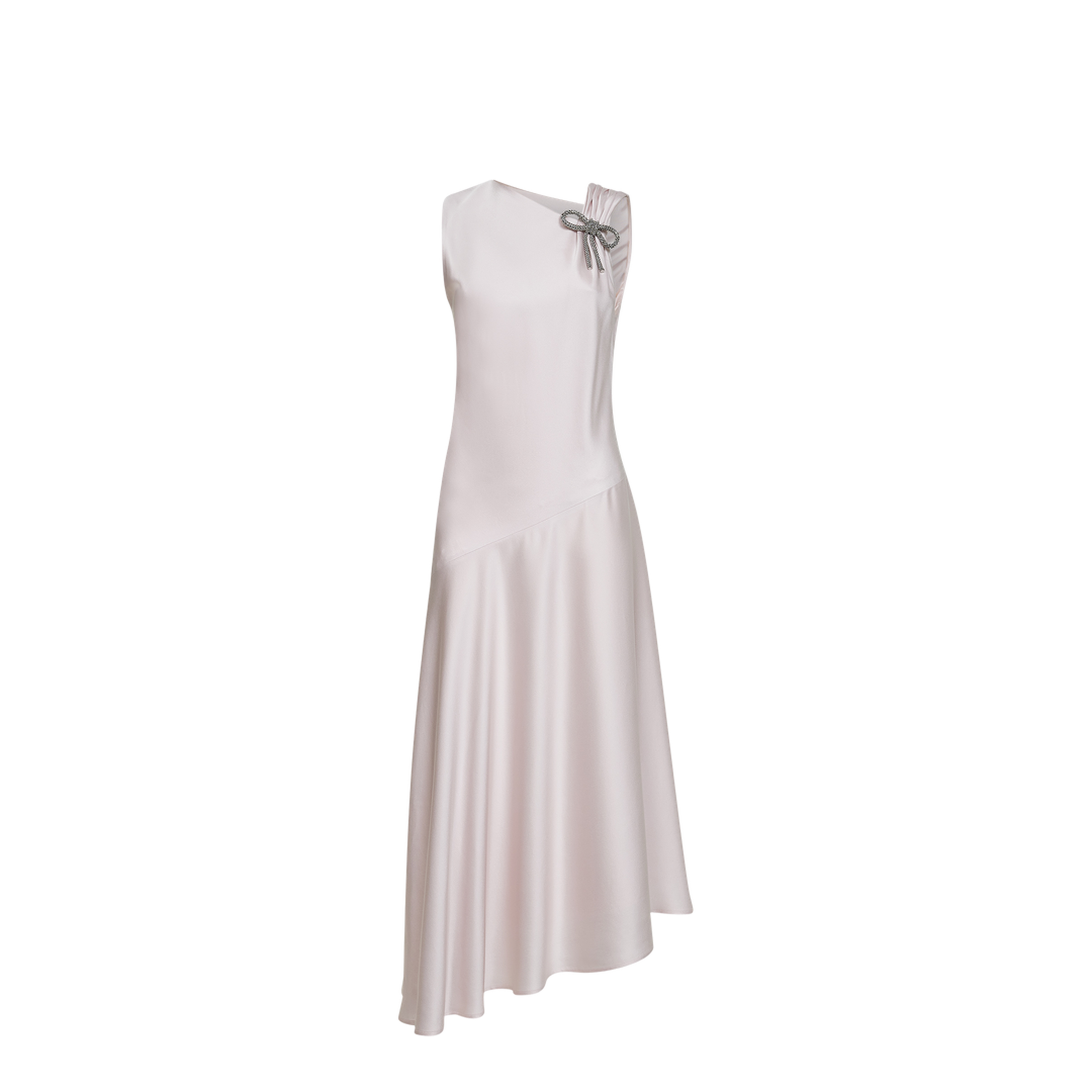 Asymetric Dress with Diagonal Cut